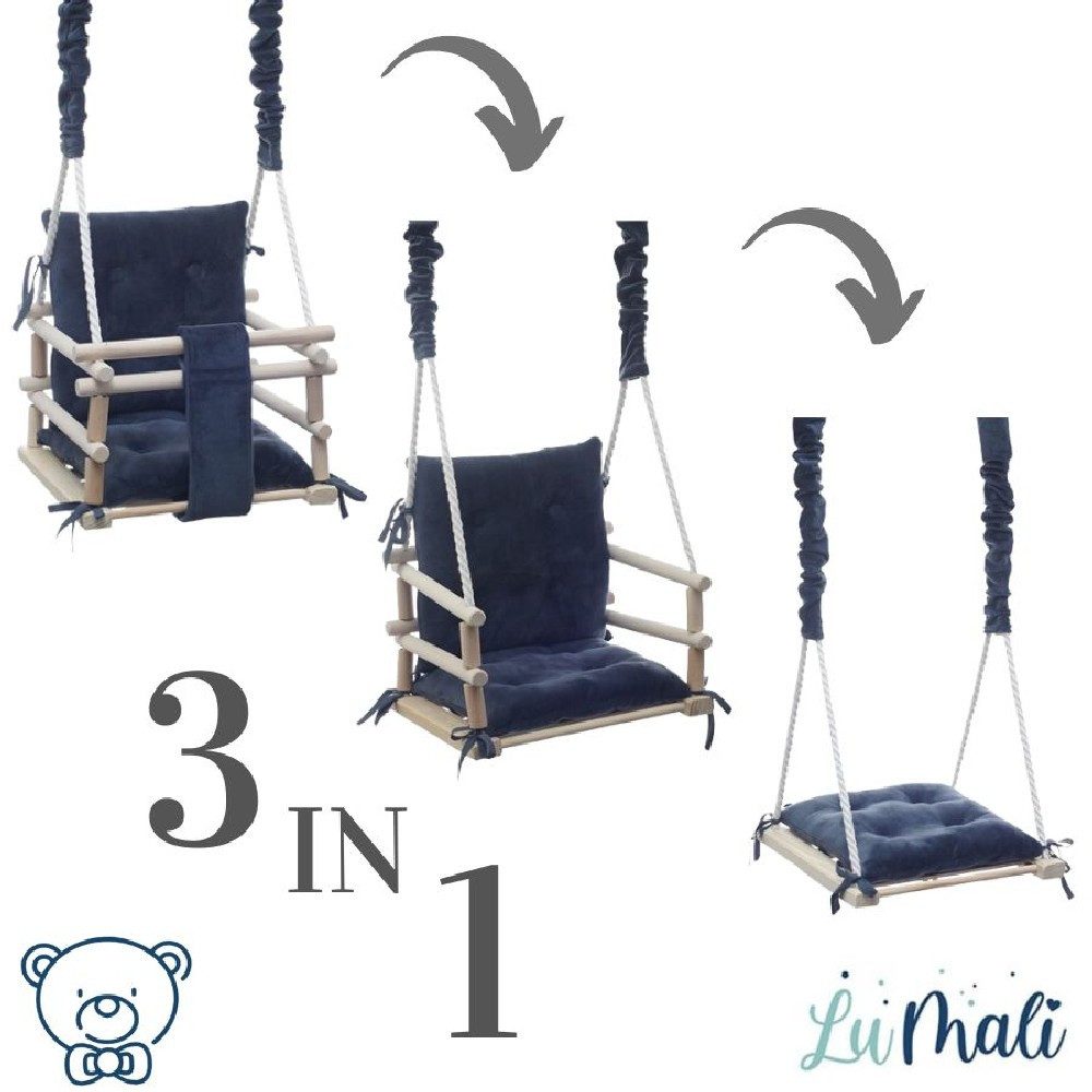LuMali Babyschaukel Babyschaukel aus Holz - günstig online kaufen
