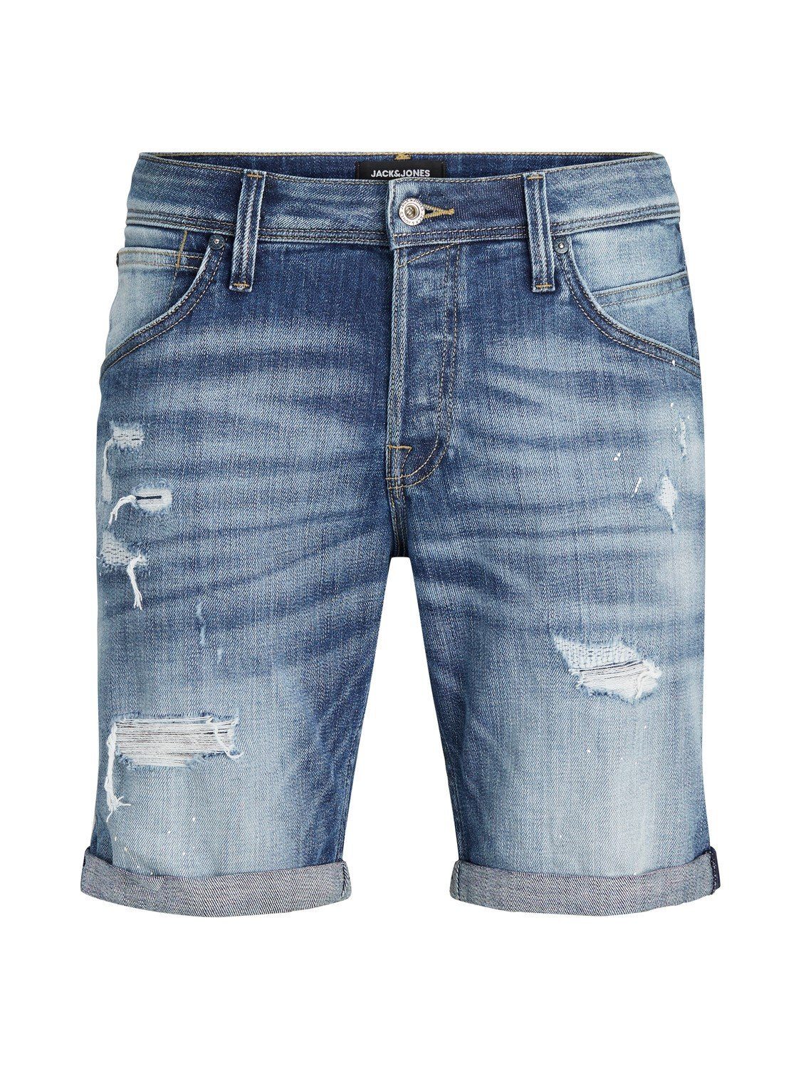 Jack & Jones Jeansshorts Jack & Jones Rick Original Herren Shorts kurze Jeans Hose GE740