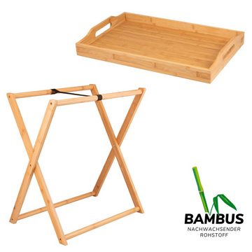 bremermann Beistelltisch Tabletttisch // Bambus // ca. 55 x 63,5 x 35,5 cm (B/H/T)