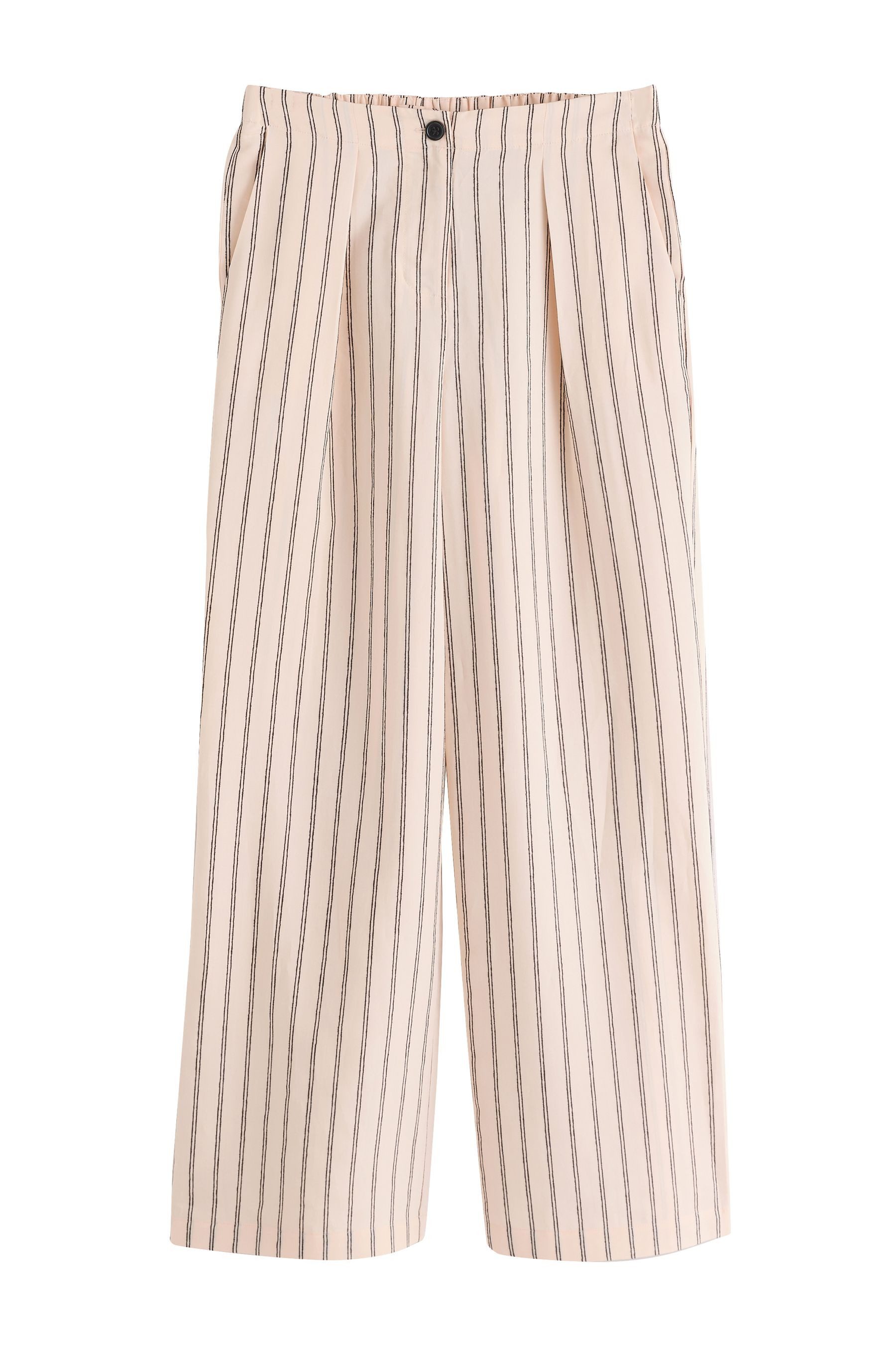 Palazzohose Hose aus Chenille mit weitem Bein