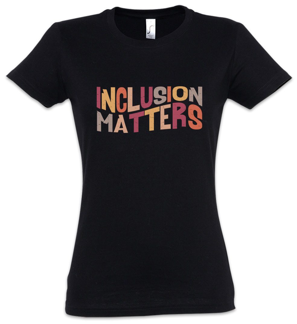 Urban Backwoods Print-Shirt Inclusion Matters Damen T-Shirt Inklusion Autis günstig online kaufen