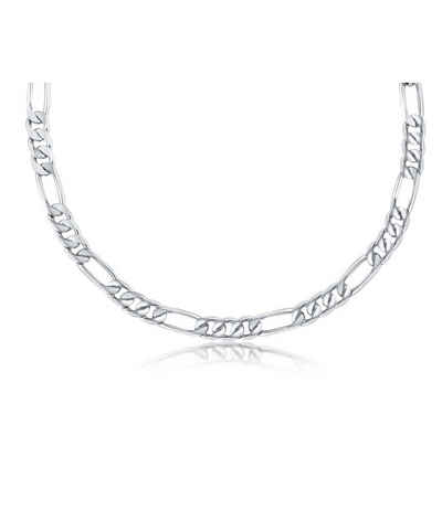 DANIEL CLIFFORD Choker 'Alice' Figaro Halskette Silber 925, enganliegende Panzerkette für Frauen, größenverstellbar 35cm - 42cm (inkl. Verpackung), aus massivem Sterlingsilber, haut- und allergiefreundlich