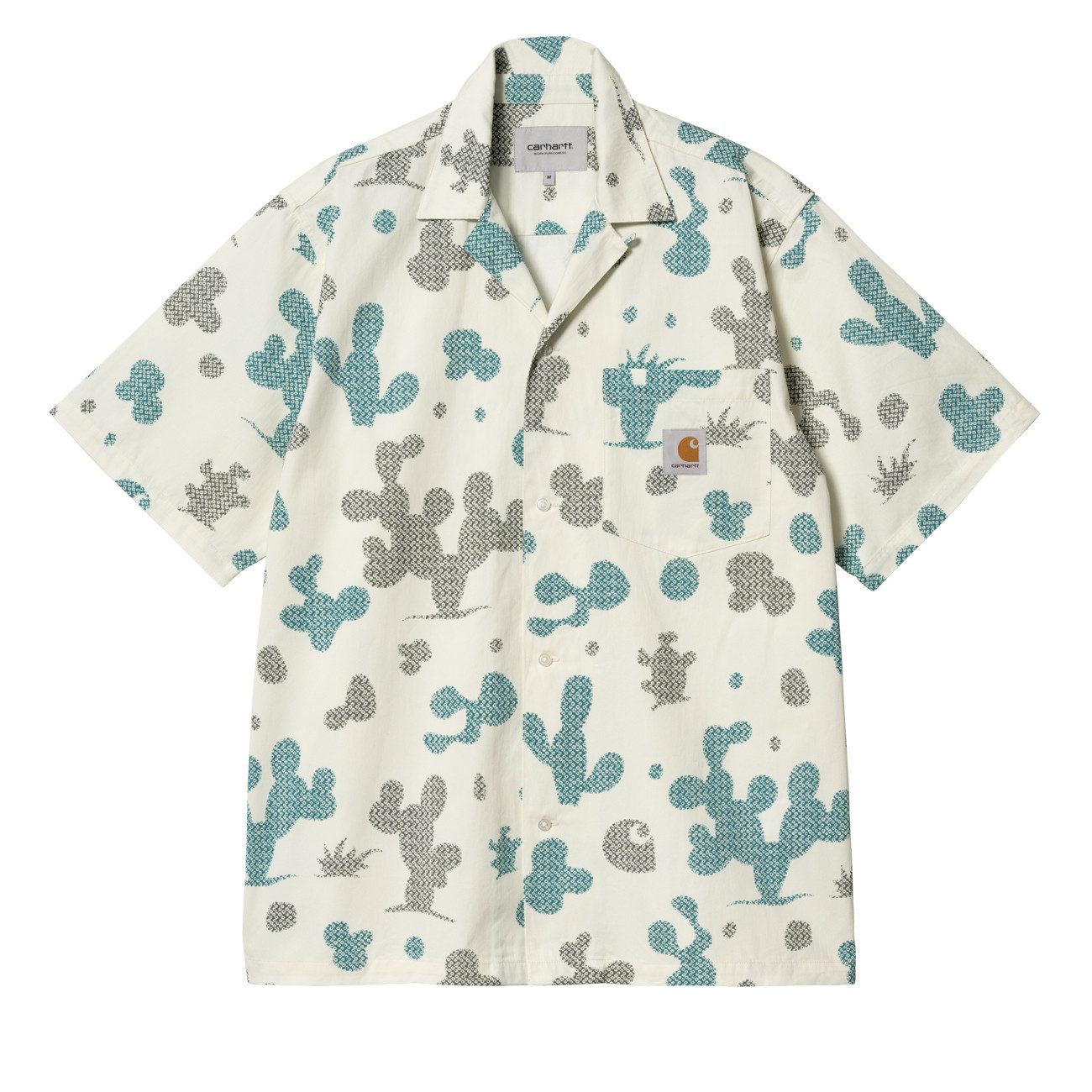 Carhartt WIP Kurzarmhemd Carhartt WIP S/S Opus Shirt Herren Opus Print Wax