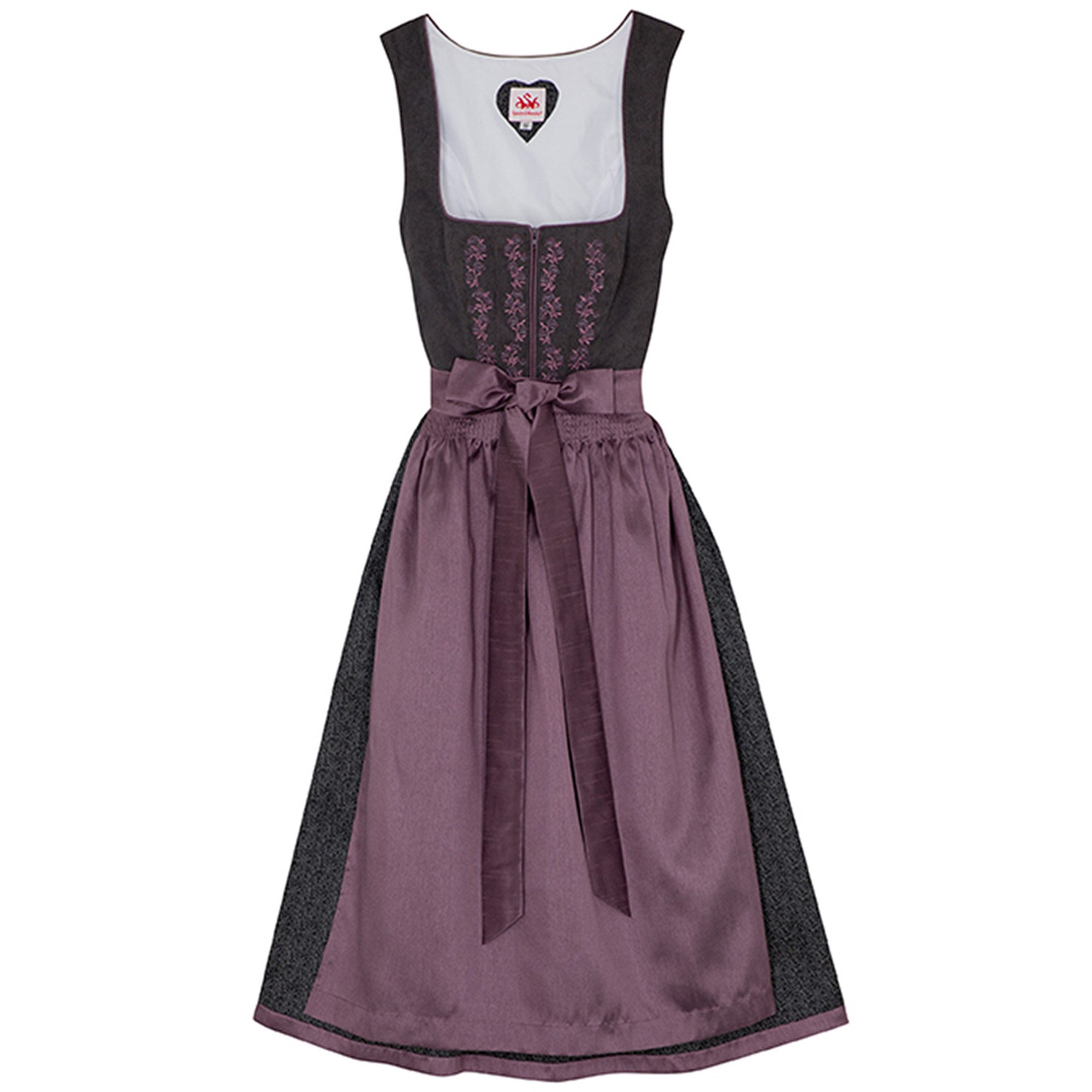 Spieth & Wensky Dirndl Ephyra-Dirndl Ephyra 2-teiliges Midi-Dirndl Kleid Di günstig online kaufen