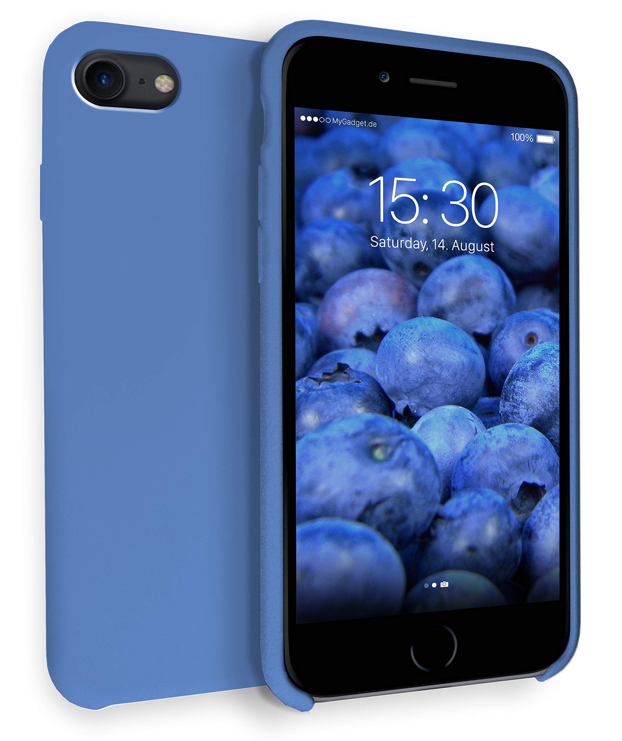 MyGadget Handyhülle Hardcase Hülle für Apple iPhone 7 / 8 / SE 2020, Schutzhülle Case mit Soft Touch Silikon Finish Cover Stoßfest