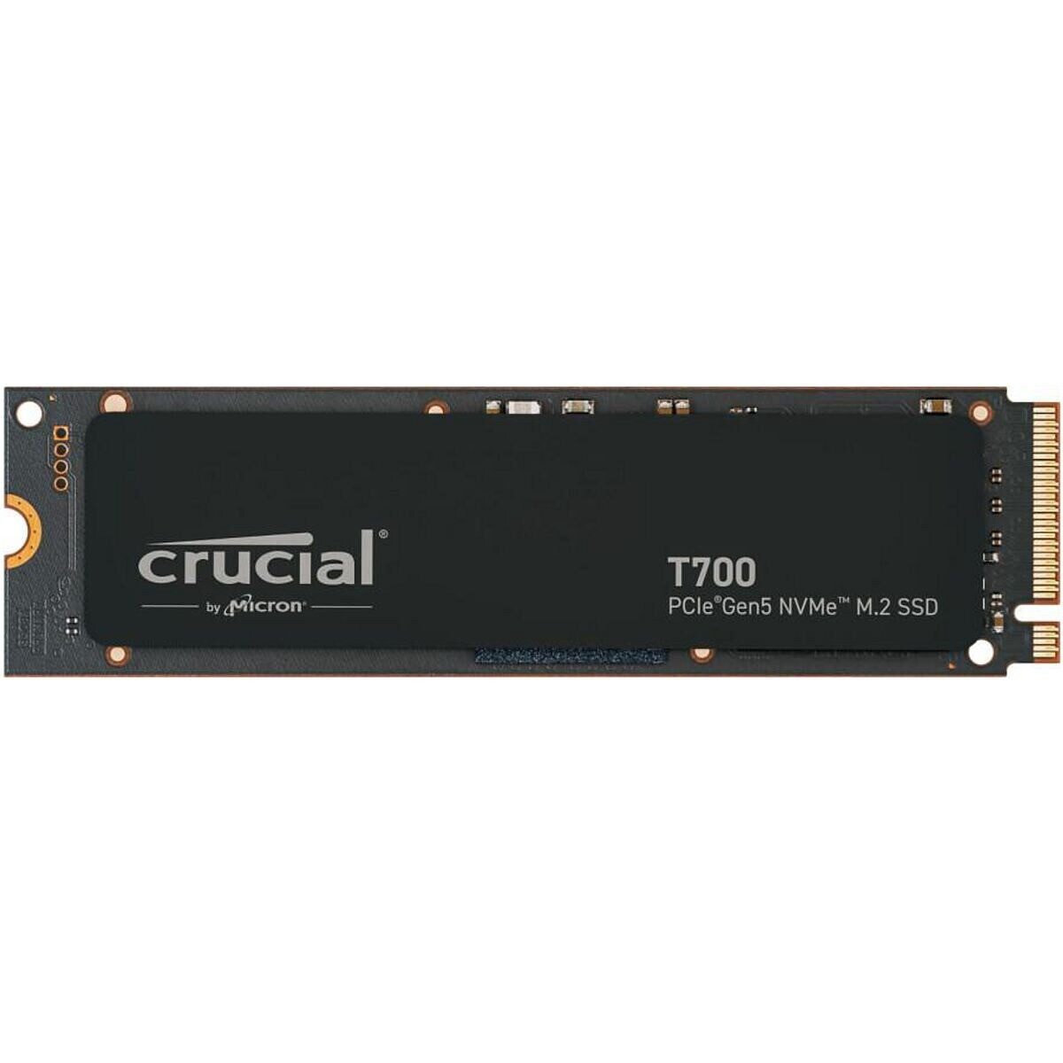 Crucial T700 2TB SSD Gaming M.2 2280 NVMe 2000GB interne SSD (2 TB) M.2" 12400 MB/S Lesegeschwindigkeit, 11800 MB/S Schreibgeschwindigkeit, PCIe Gen5 NVMe, TLC NAND, DRAM Cache, DirectStorage