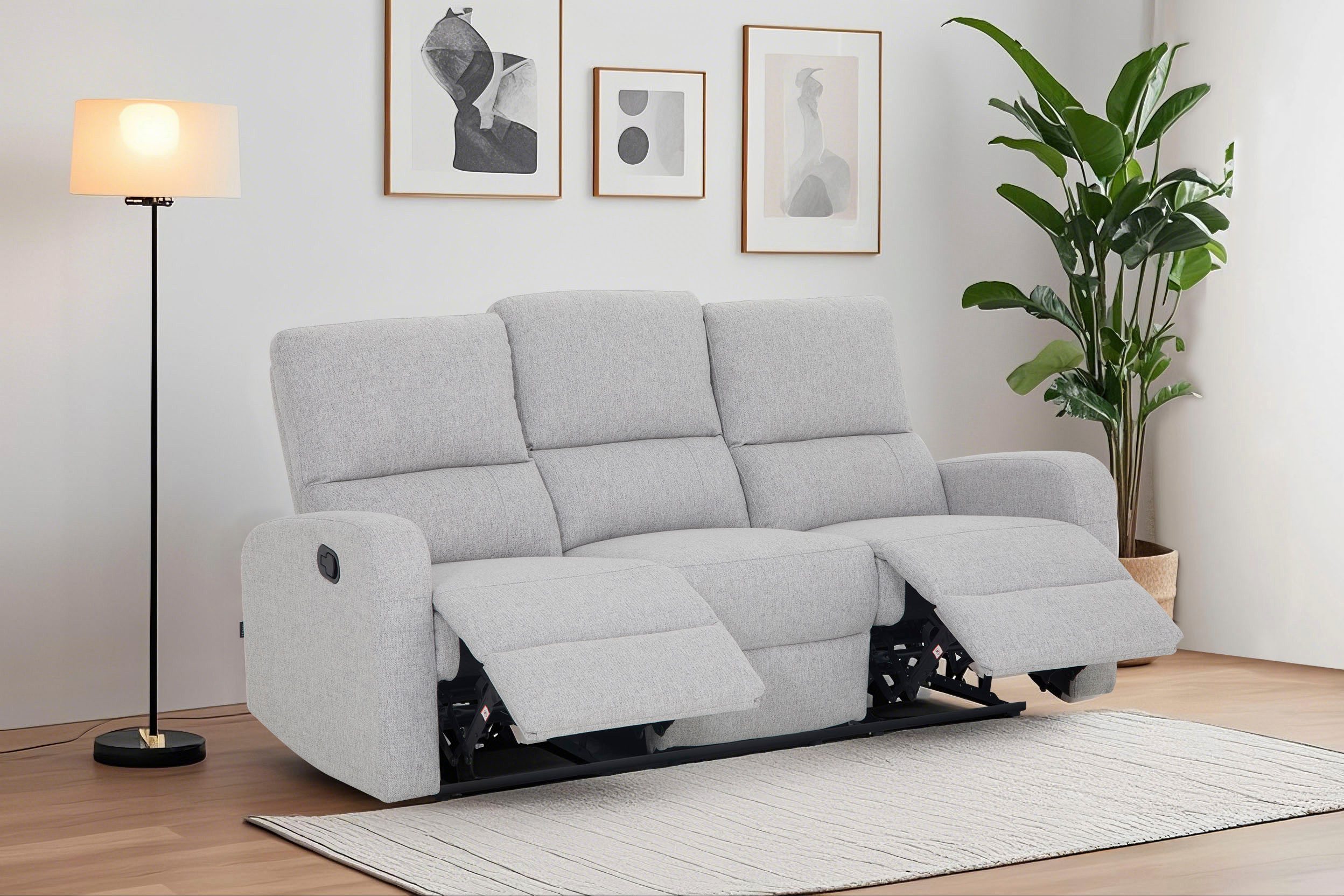 Home affaire 3-Sitzer TOURNAY manuelle Relaxfunktion, Liegefunktion (105°-1 günstig online kaufen