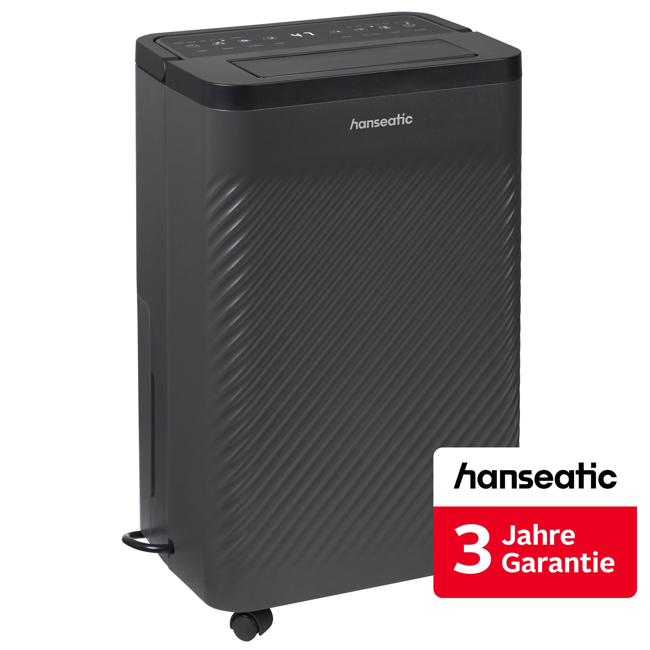 Hanseatic Luftentfeuchter Hanseatic 12L, 2in1 Entfeuchtung & Luftreinigung, Entfeuchtung 12 l/Tag, inkl. 3 Jahre Herstellergarantie