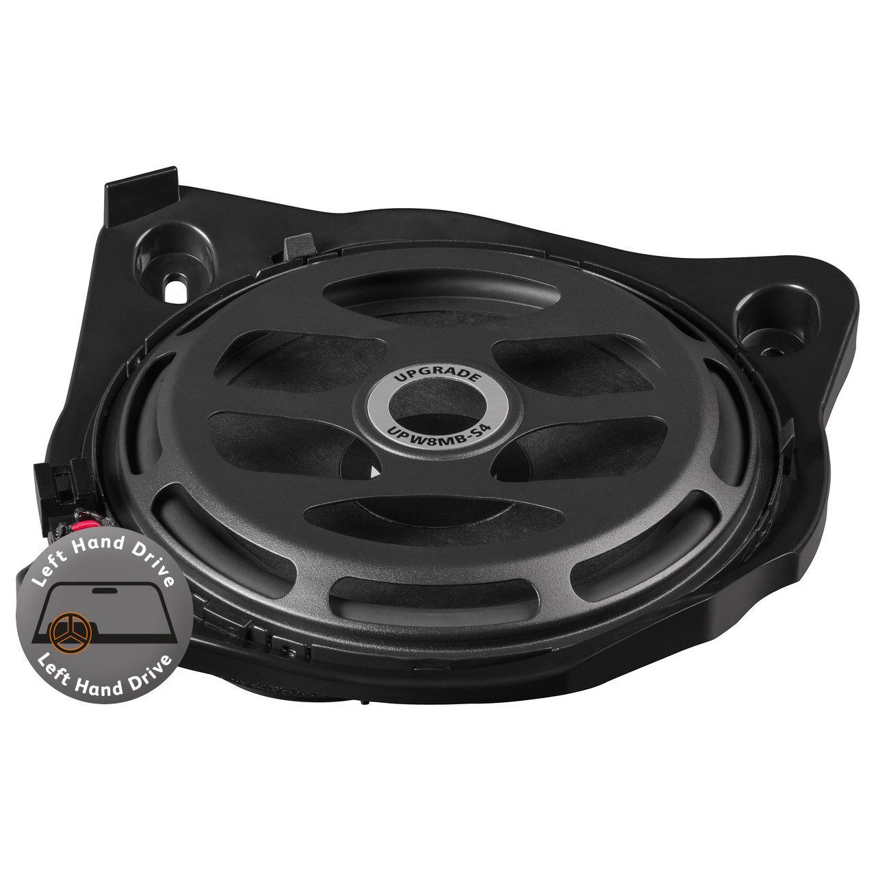 Match UP W8MB-S4 Single LHD, 1 x Subwoofer LHD Beifahrerseite Mercedes Auto-Lautsprecher (100 W)