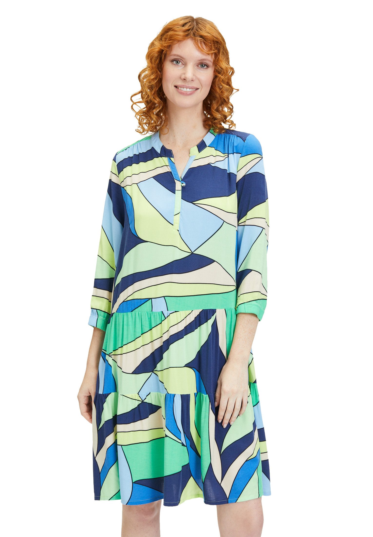 Blusenkleid Betty Barclay Blusenkleid mit 3/4 Arm