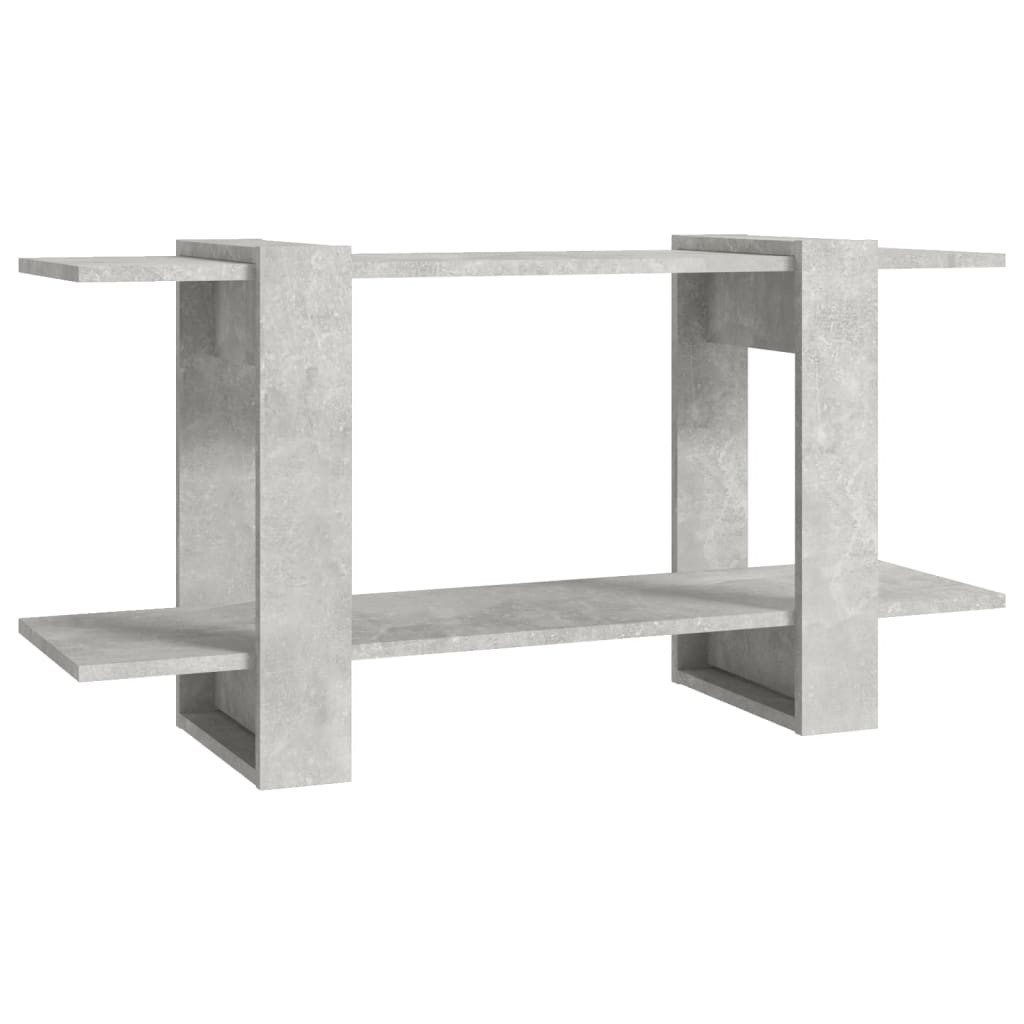 vidaXL Bücherregal Bücherregal Betongrau 100x30x51 cm günstig online kaufen