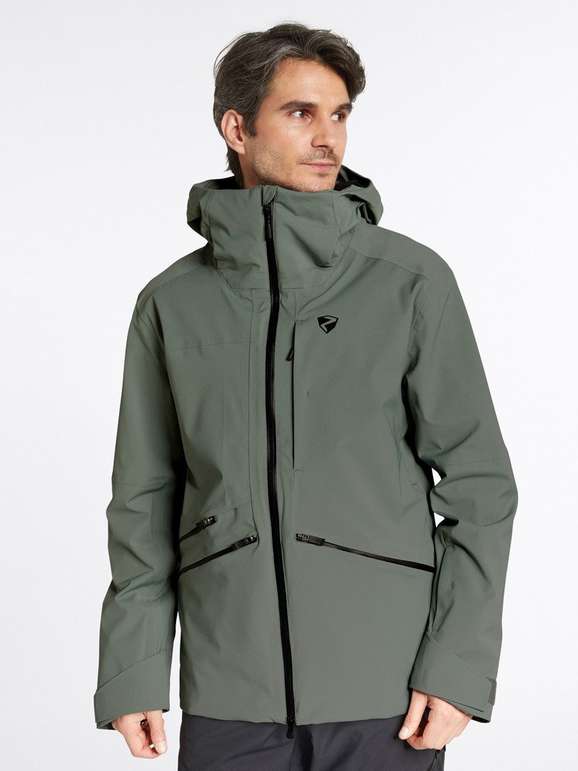 Ziener Skijacke ZIENER TAHAN Jacke green mud