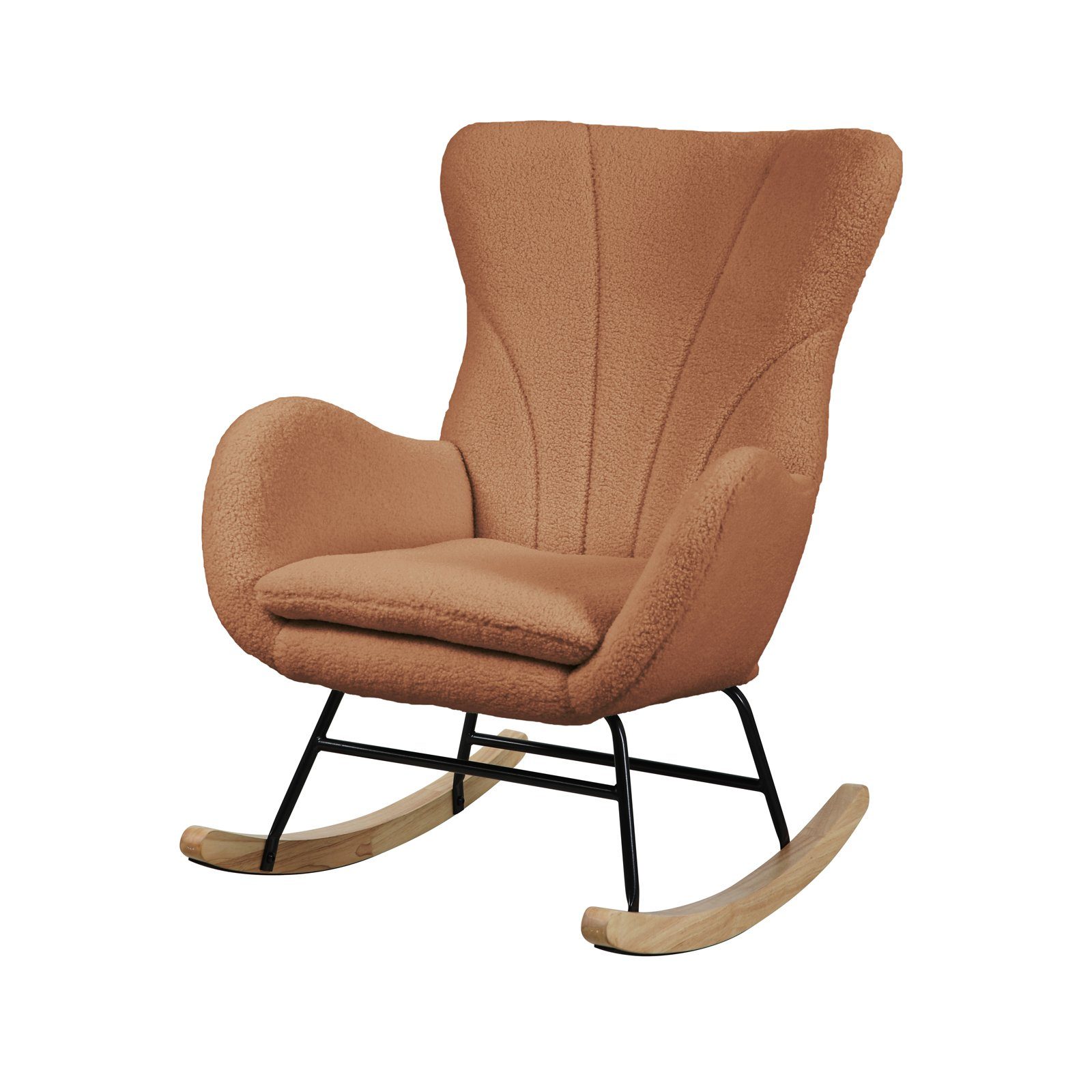 SVITA Schaukelstuhl KNUT, Schaukelsessel,Teddy-Boucle günstig online kaufen