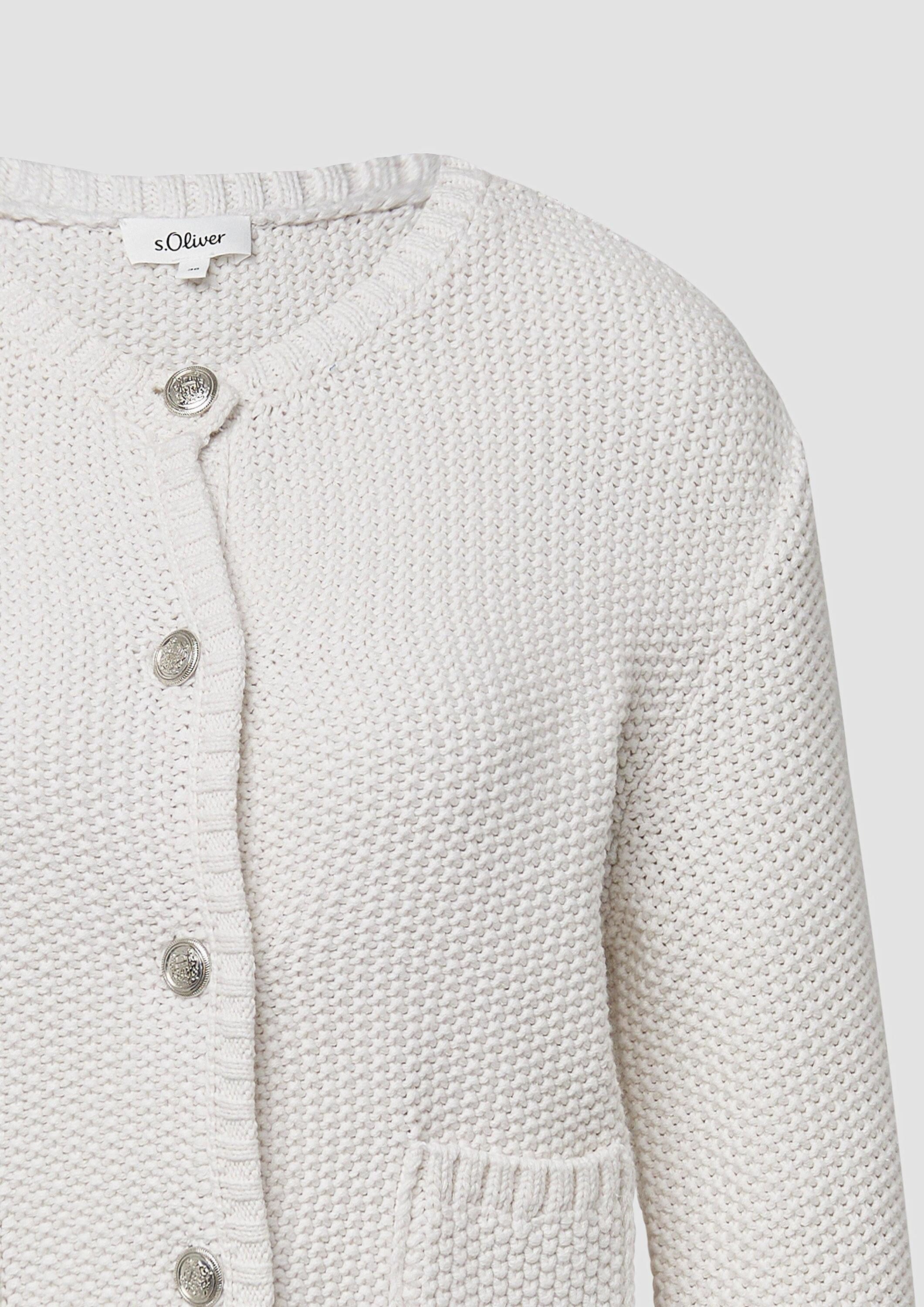s.Oliver Cardigan Strickjacke Trachtenstrickjacke