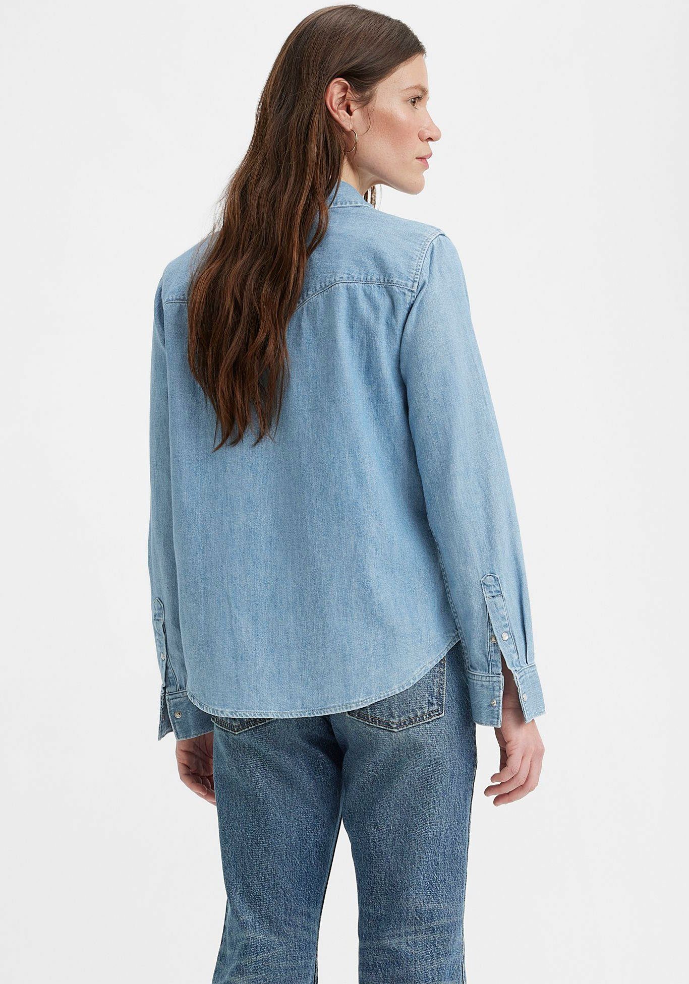 Levi's® Jeansbluse ESSENTIAL WESTERN mit Brusttaschen mit Druckknöpfen günstig online kaufen