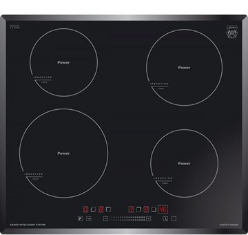 Kaiser Küchengeräte Induktions Herd-Set EH 6427 ElfAD+KCT 6705 FI, Retro Einbau Backofen 73L 60 cm+Induktions-Kochfeld 60 cm