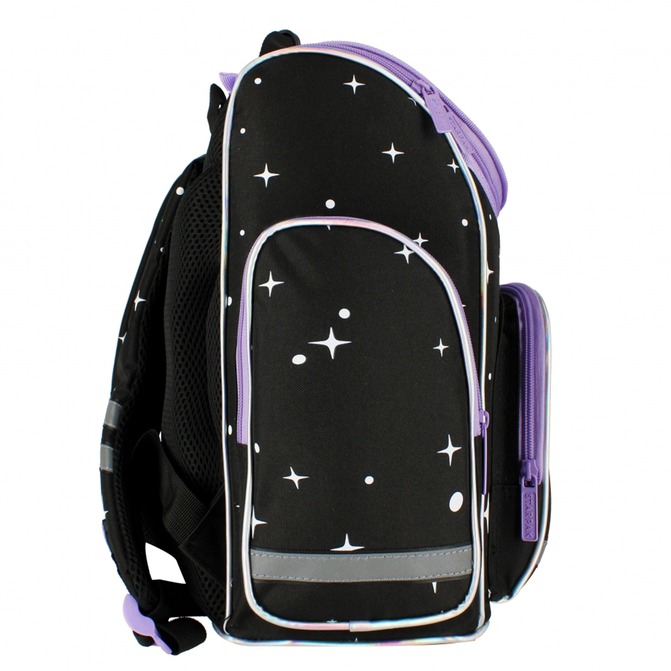 Sarcia.eu Schulrucksack Einhorn holo Schulrucksack für Mädchen, 37x32x22cm, gepolstert – Bild 4 von 5