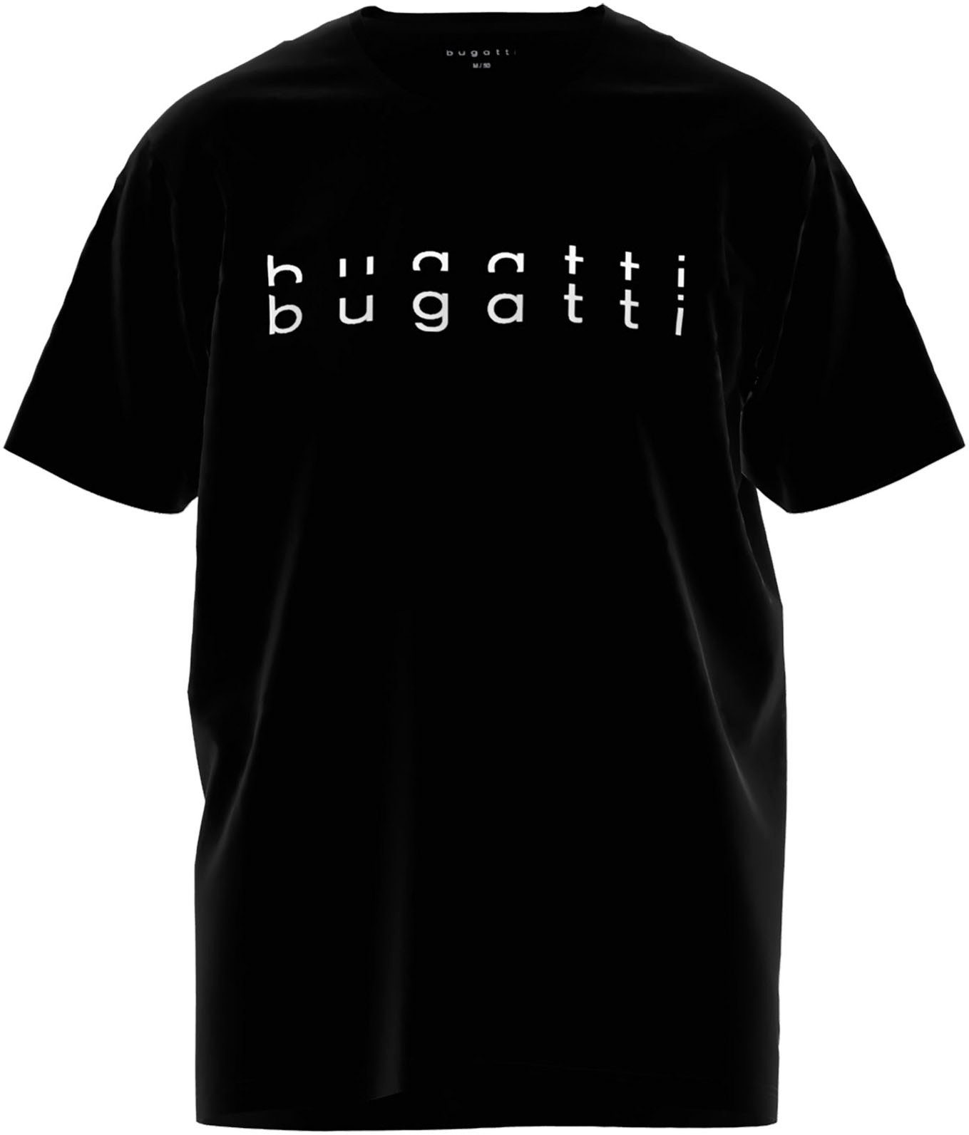 bugatti T-Shirt Palermo Kurzarm, Rundhalsausschnitt, mit günstig online kaufen