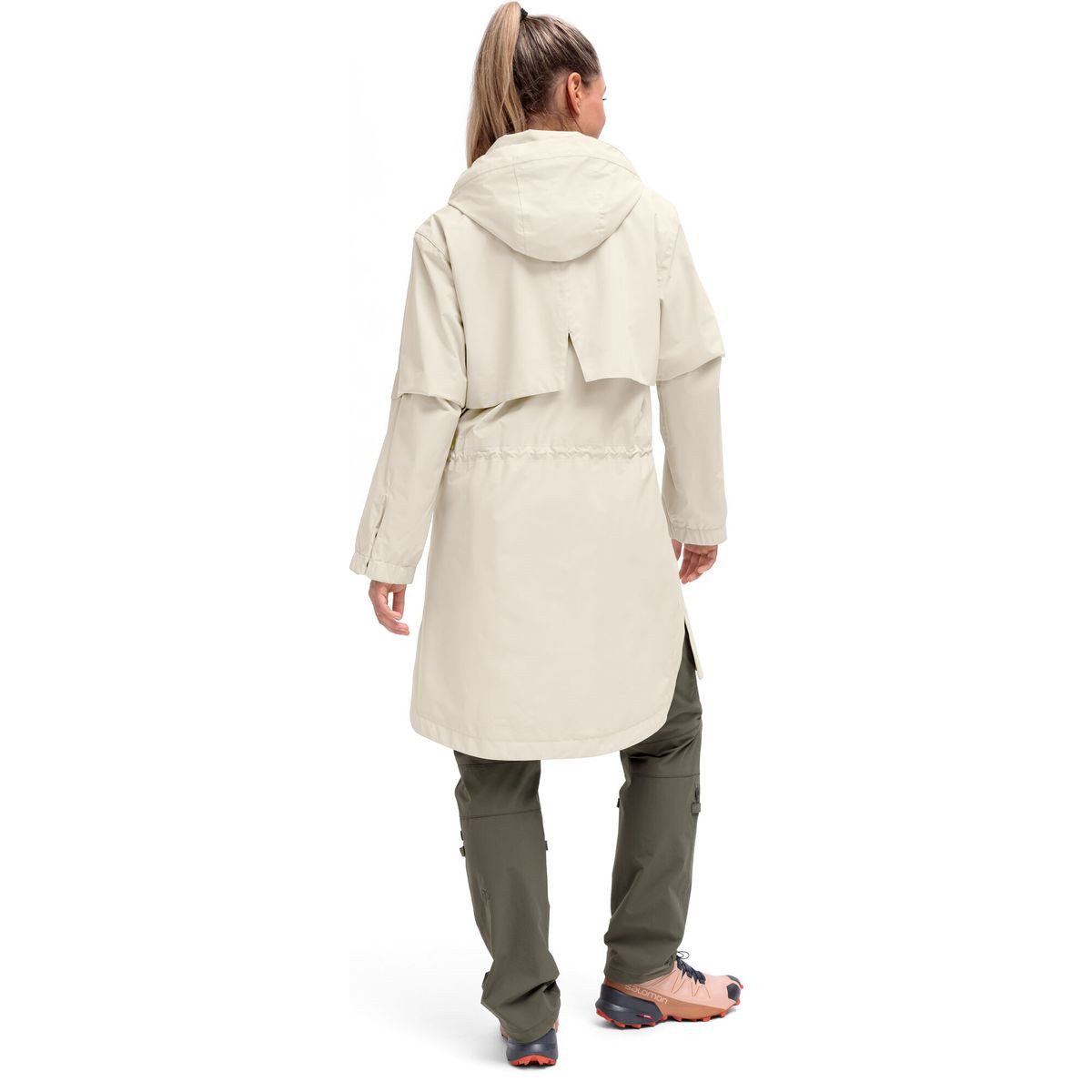 Maier Sports Outdoorjacke Metor Coat rec Women Perfekter Damenmantel für Wanderungen, wasser- und winddicht, mit