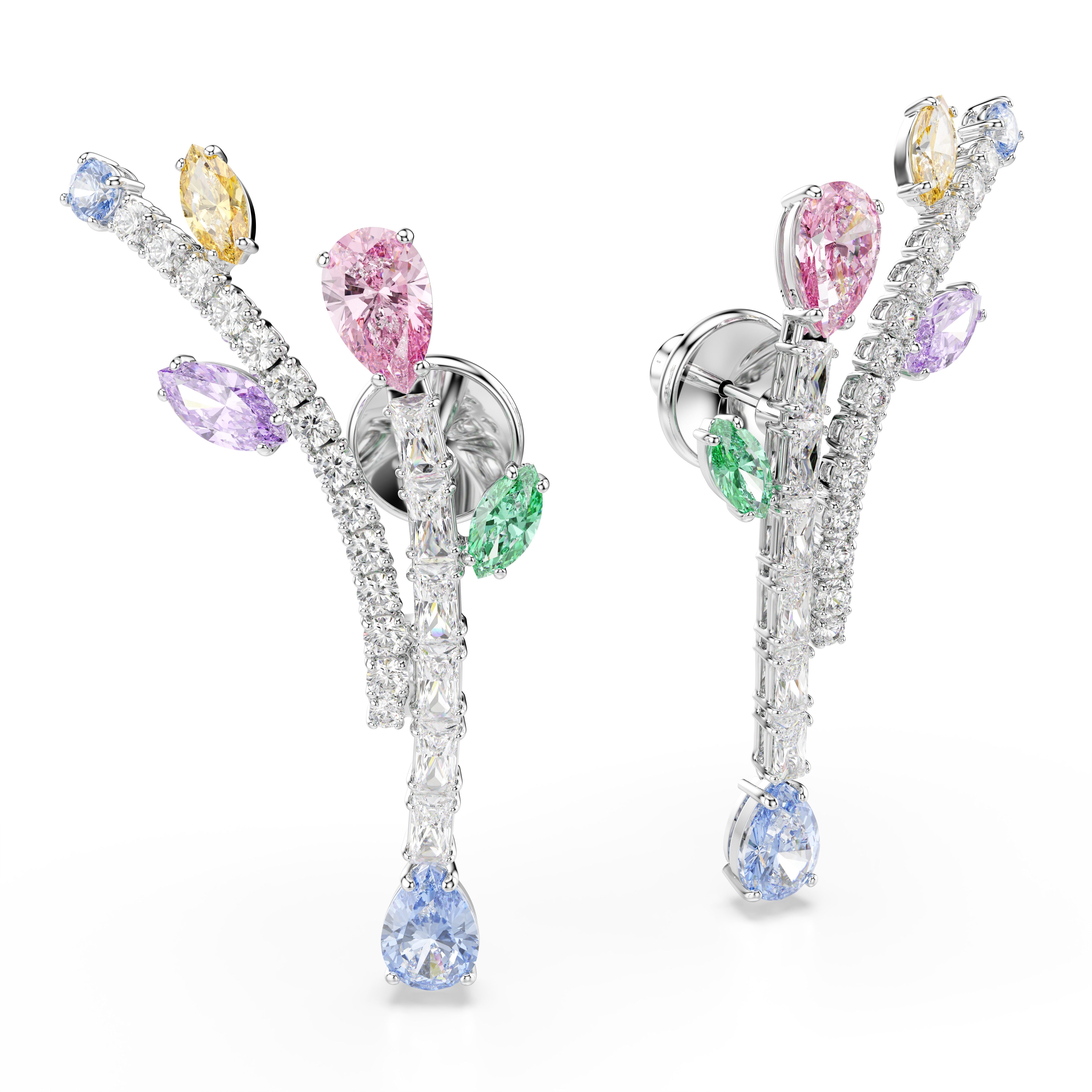 Swarovski Paar Ohrstecker Schmuck Geschenk 2026 CAPSULE Ohrringe Blätter, mit Swarovski® Kristall