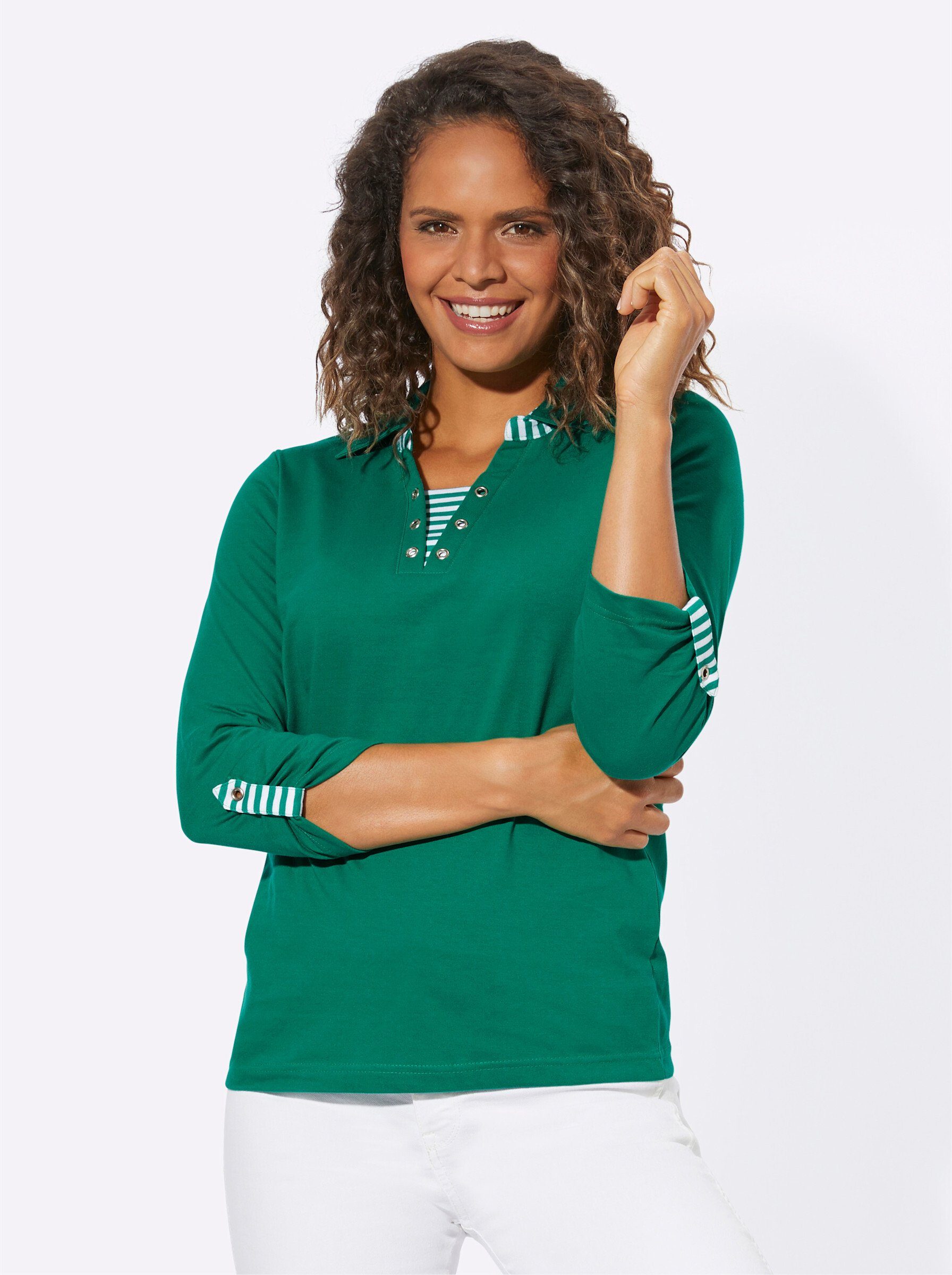 Casual Looks 3/4-Arm-Shirt "Shirt" 1 Stk. günstig online kaufen