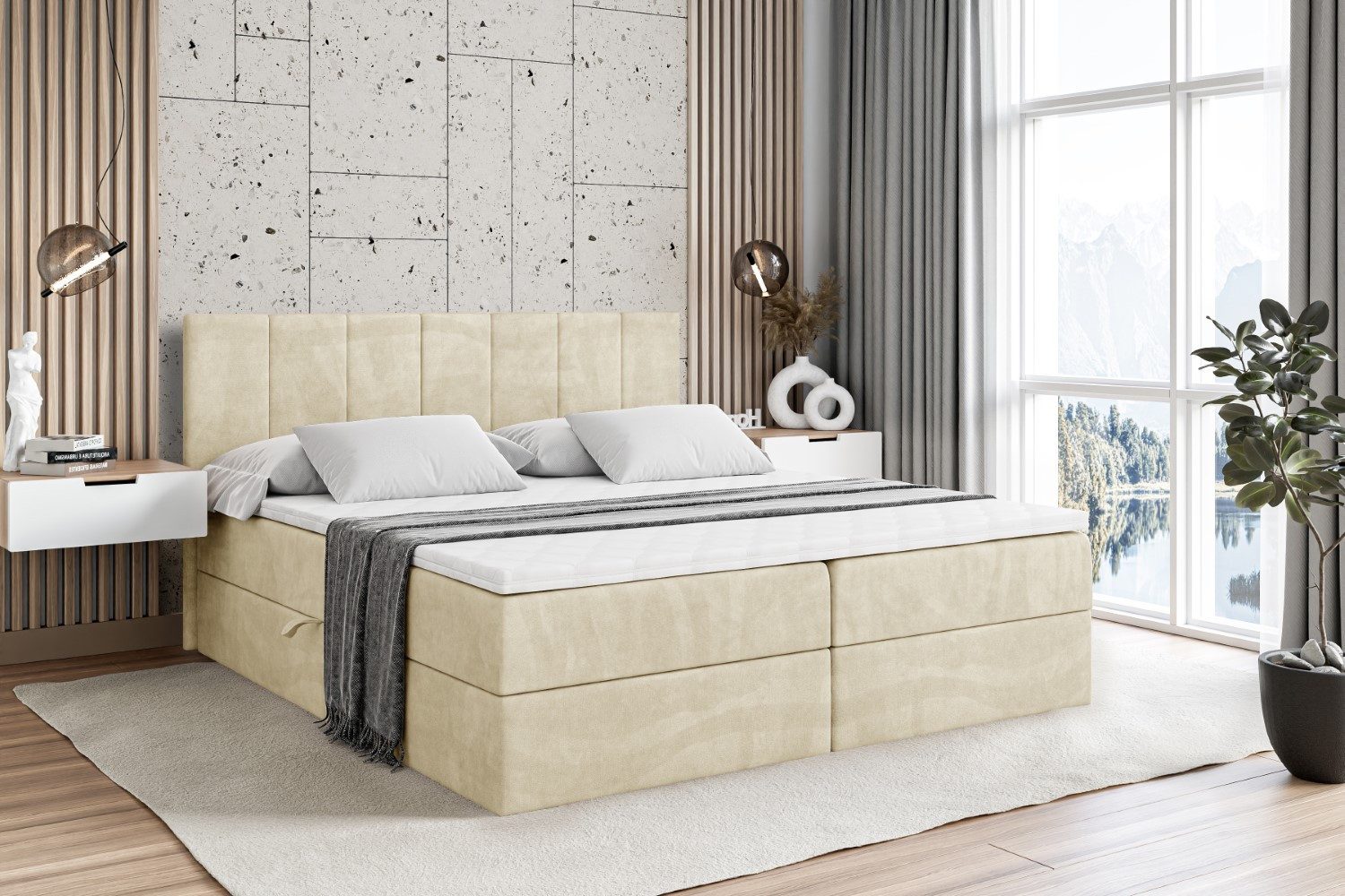 ALTDECOR Boxbett MOETI (Multipocket-Matratze H4, H3 günstig online kaufen