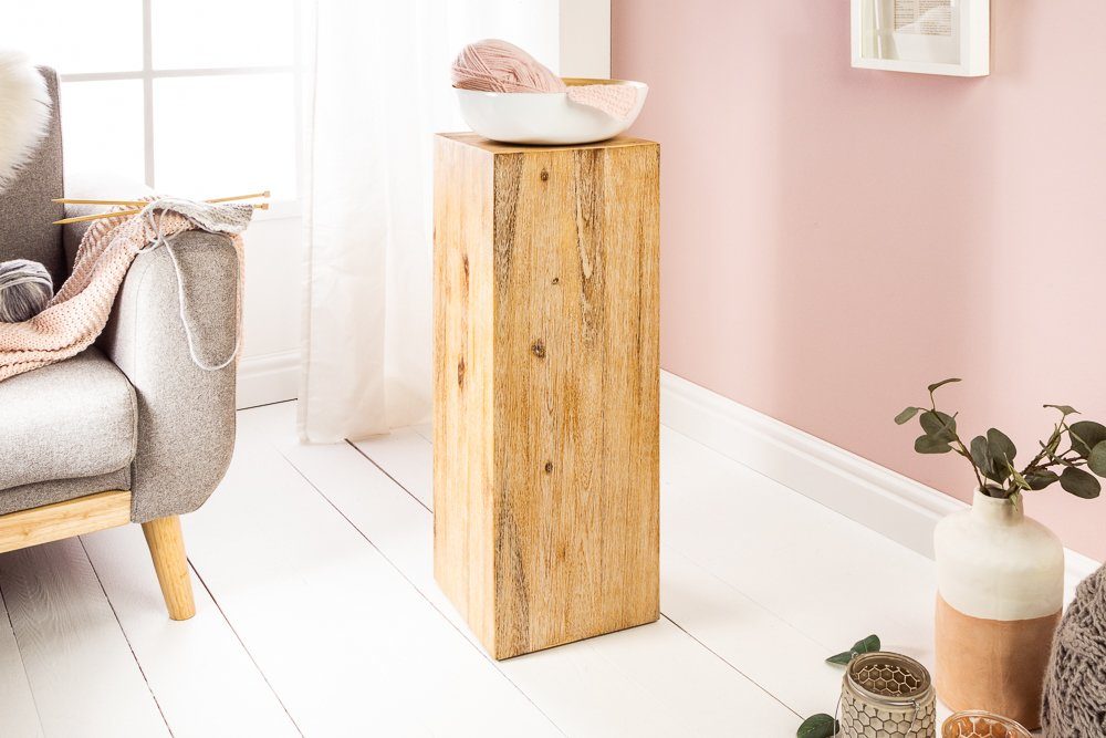 riess-ambiente Beistelltisch COLUMNA 75cm teakgrau / günstig online kaufen