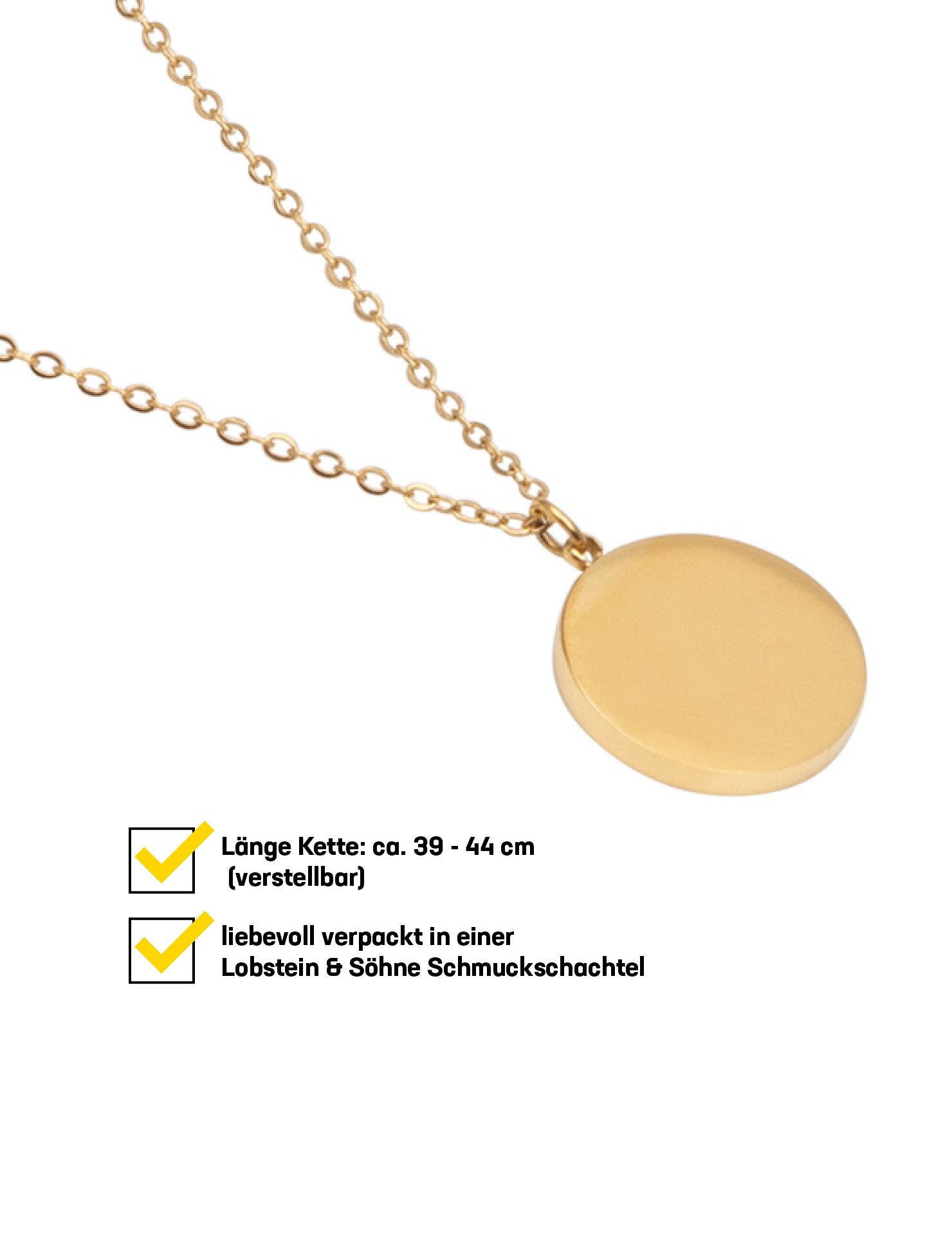 Lobstein & Söhne Gliederkette Damen Halskette