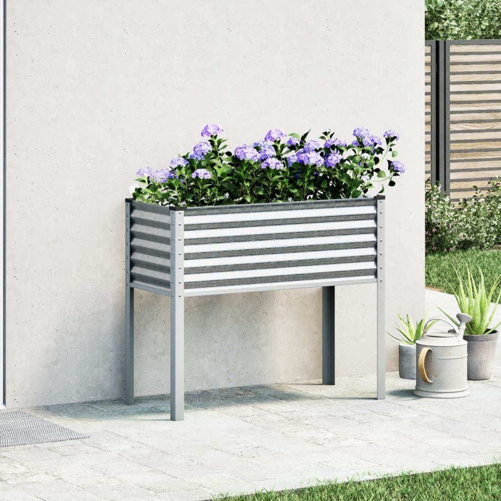 vidaXL Blumentopf Pflanzkübel 100x41x90 cm Verzinkter günstig online kaufen