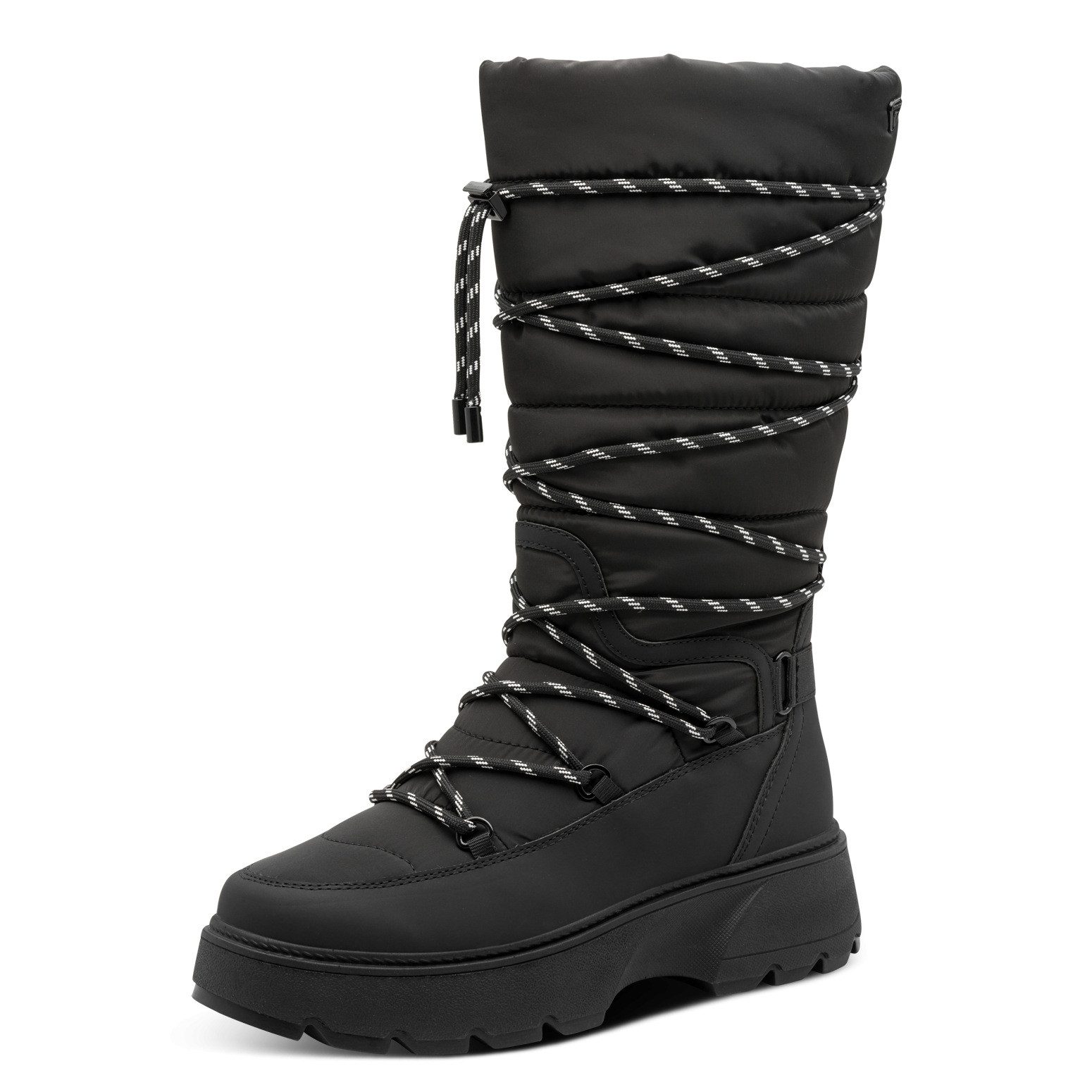 Tamaris Winterstiefel, Plateau, Outdorschuh, in veganer Verarbeitung, XL-Schaftweite