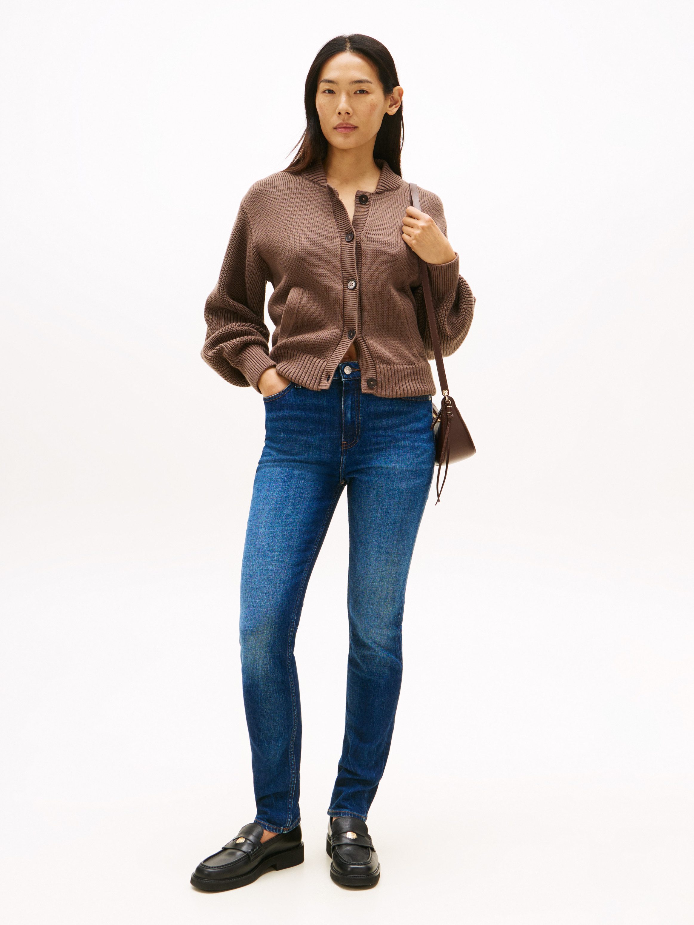 Tommy Hilfiger Slim-fit-Jeans DNM NEW DOREEN SLIM RW mit regulärer Leibhöhe, 5-Pocket-Stil