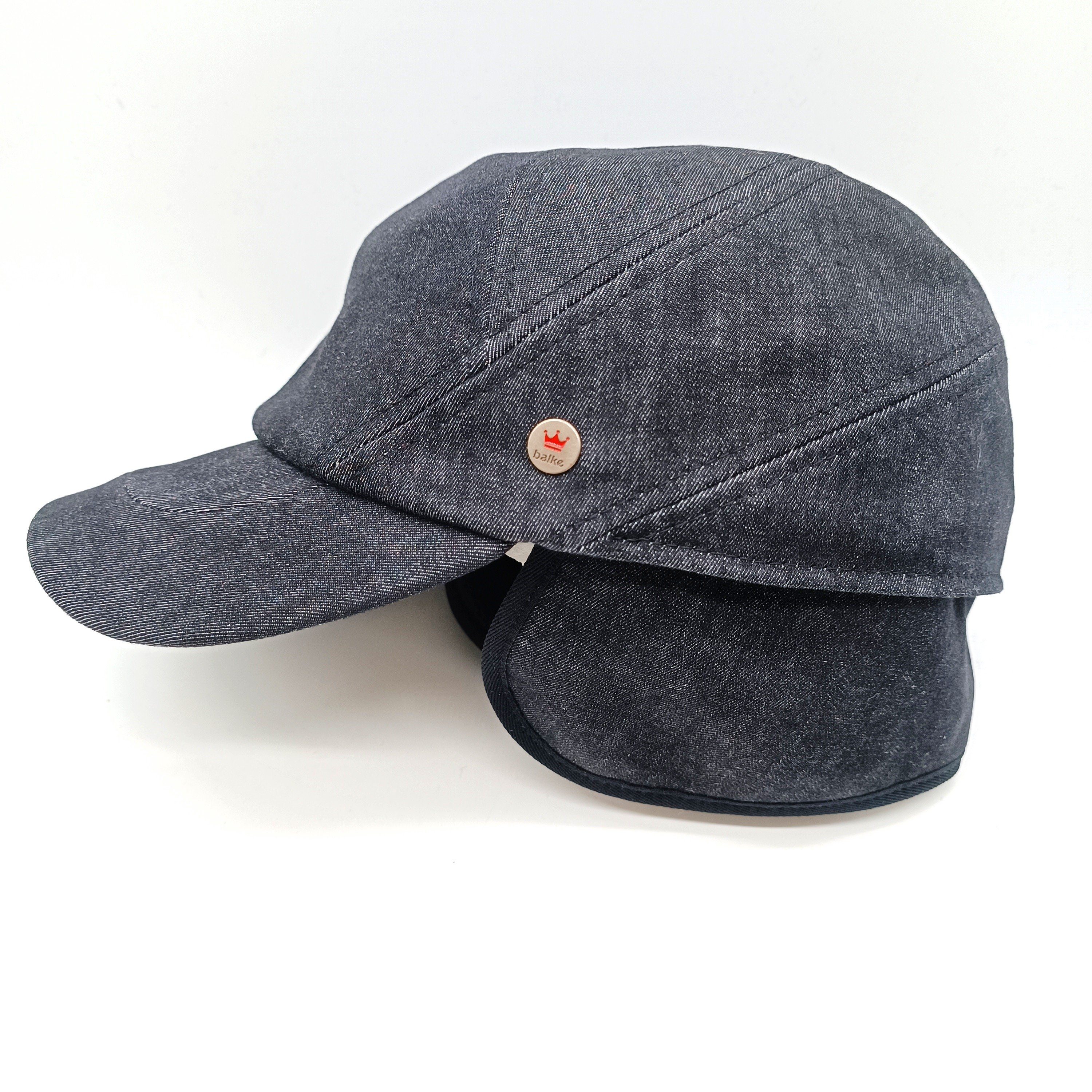 Balke Baseball Cap HE-Baseball Ohrenklappen Thermolite grau