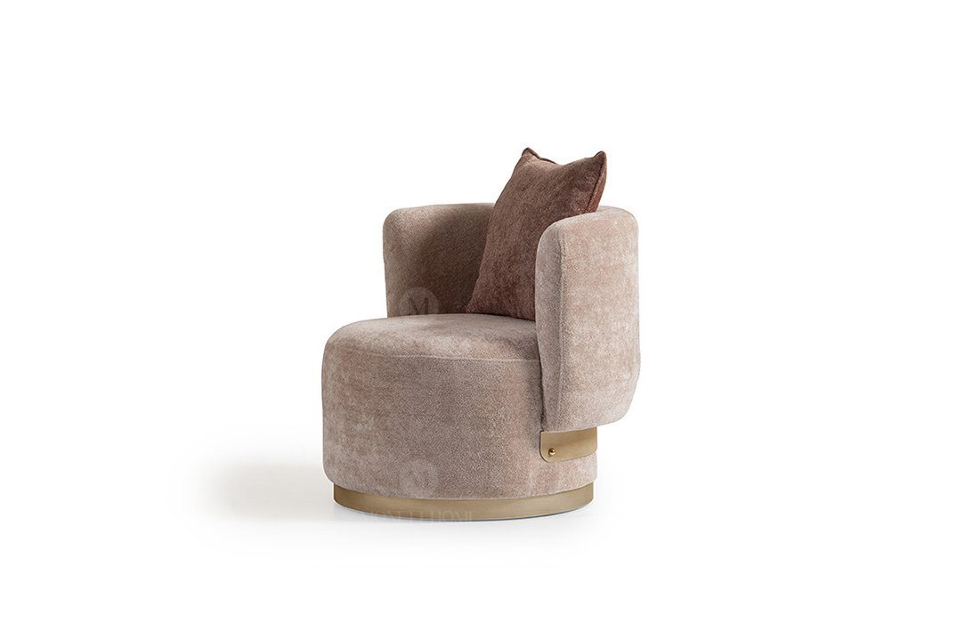 Sitzer Polster Sessel), Sessel Made Moderne Relaxsessel Beige (1-St., Einsitzer JVmoebel in Europa Sessel Design