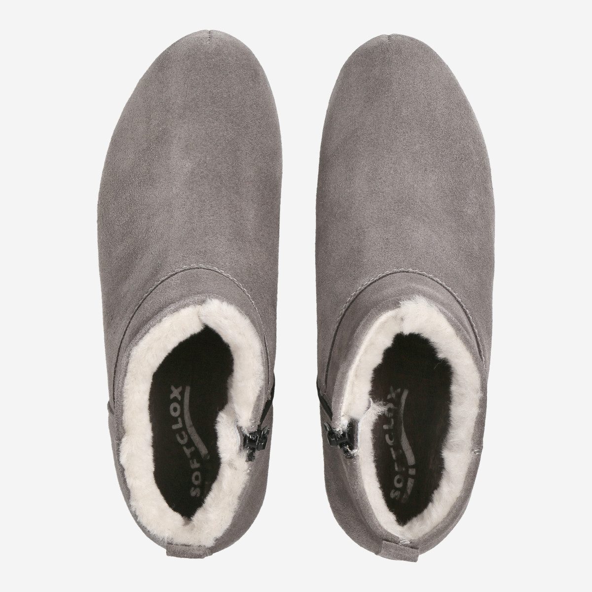 Softclox Softclox S3643 02 IRMA, Warmfutter, Stiefeletten, Grau, Damen Winterstiefel