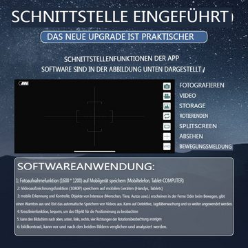 Insma Teleskop 70X WIFI Digitalteleskop mit Metallstativ, wiederaufladbarer drahtlos, unterstützt Android IOS zum Aufnehmen von Bildern und Videos