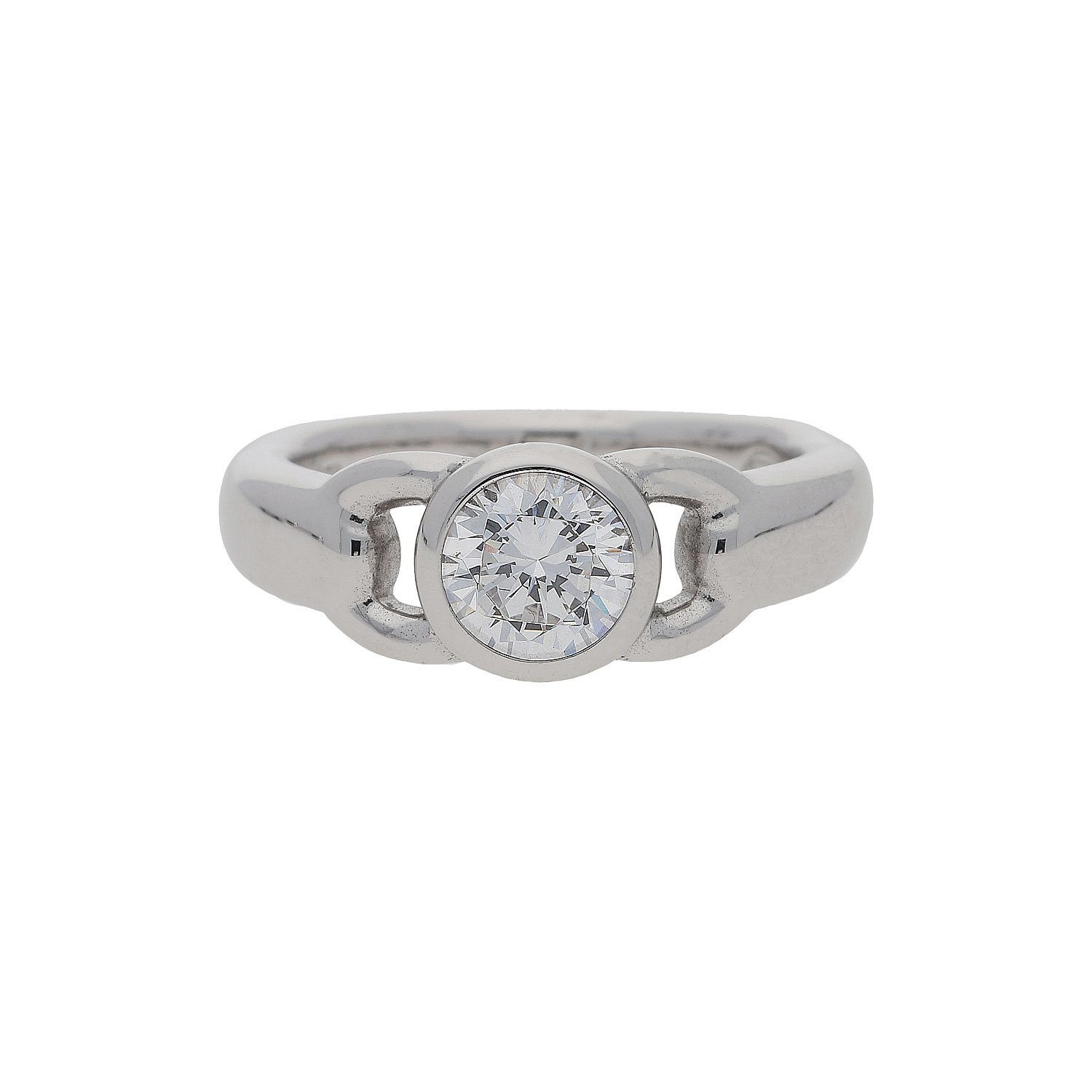 Fossil Fingerring Fossil Damen Ring JF16841040505 Silber Schmuckstein (kein Set, 1-tlg)