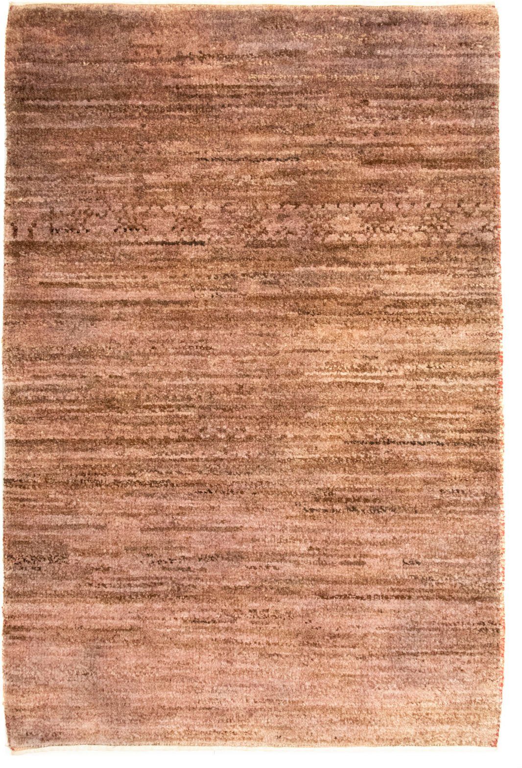 Wollteppich Gabbeh Teppich Höhe: violett, 18 mm, rechteckig, morgenland, handgeknüpft handgeknüpft