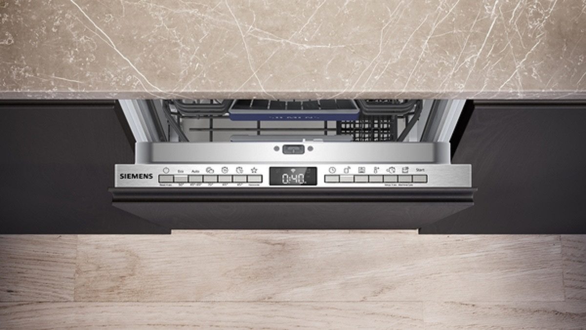 SIEMENS vollintegrierbarer Geschirrspüler iQ300 SR63HX77KE, 8.9 l, 10 Maßgedecke, Wifi, infoLight, dosierAssistent