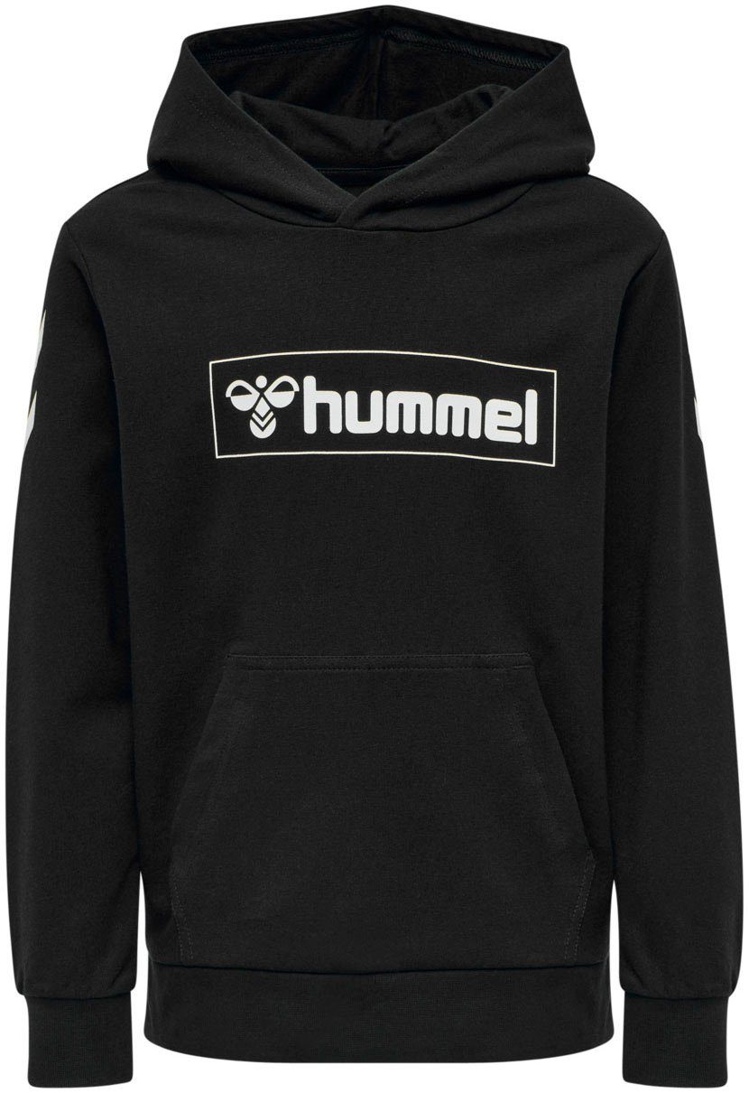 hummel Kapuzensweatshirt BOX HOODIE - für Kinder BLACK | Sweatshirts