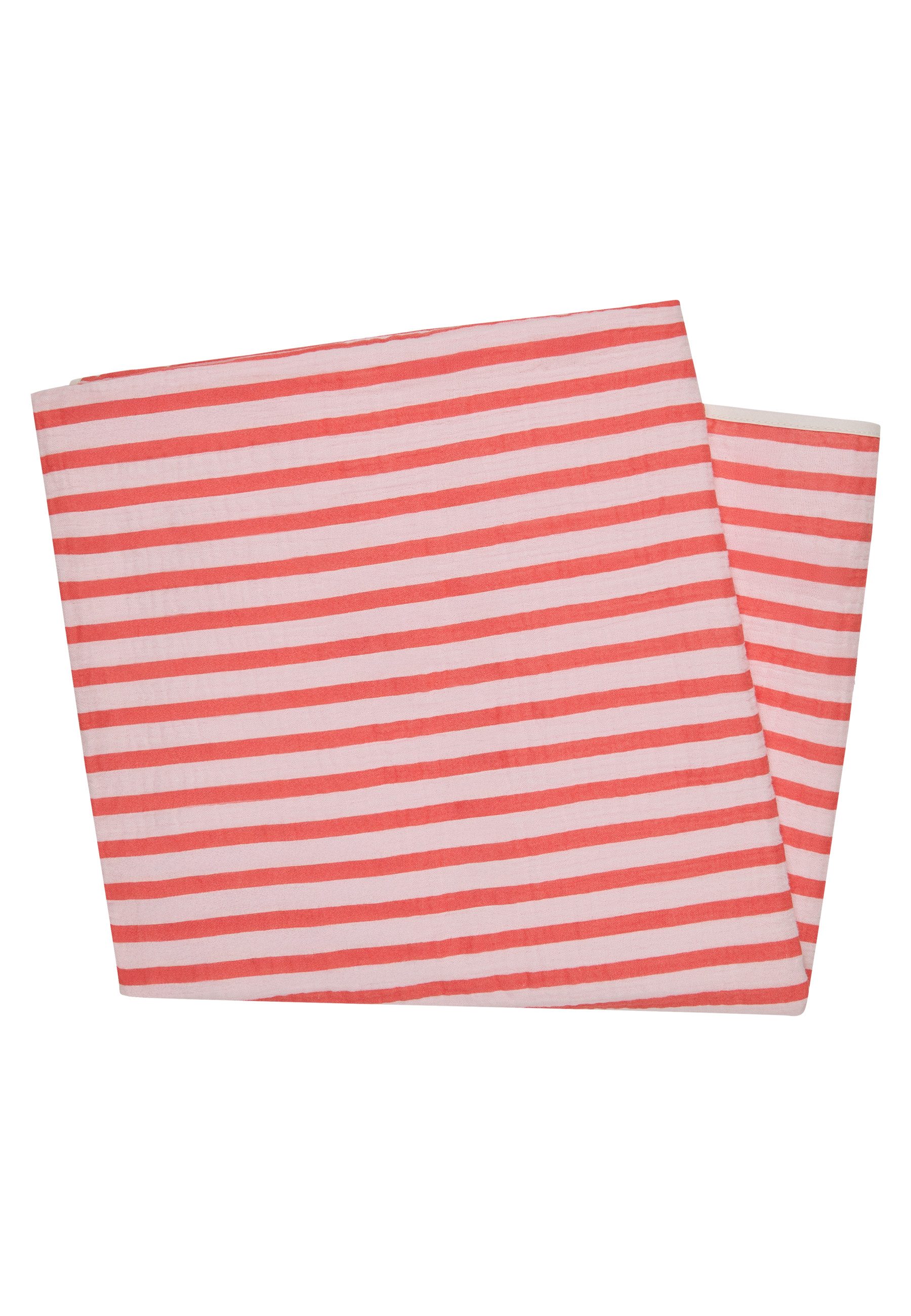Babydecke Babydecke Musselin BÄR Betty, Sterntaler®, aus Musselin, mit trendiges Streifen-Design, unifarbene Rückseite