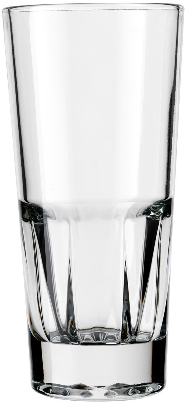 LIBBEY Longdrinkglas Libbey Rocks Glas, 12er Set -GALLERY-, 12-tlg., Glas, hochwertig verarbeitet, im modernen Design