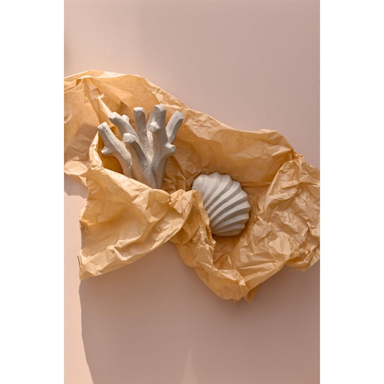Cooee Coal Design Dekofigur Clam Sculpture Skulptur The Shell