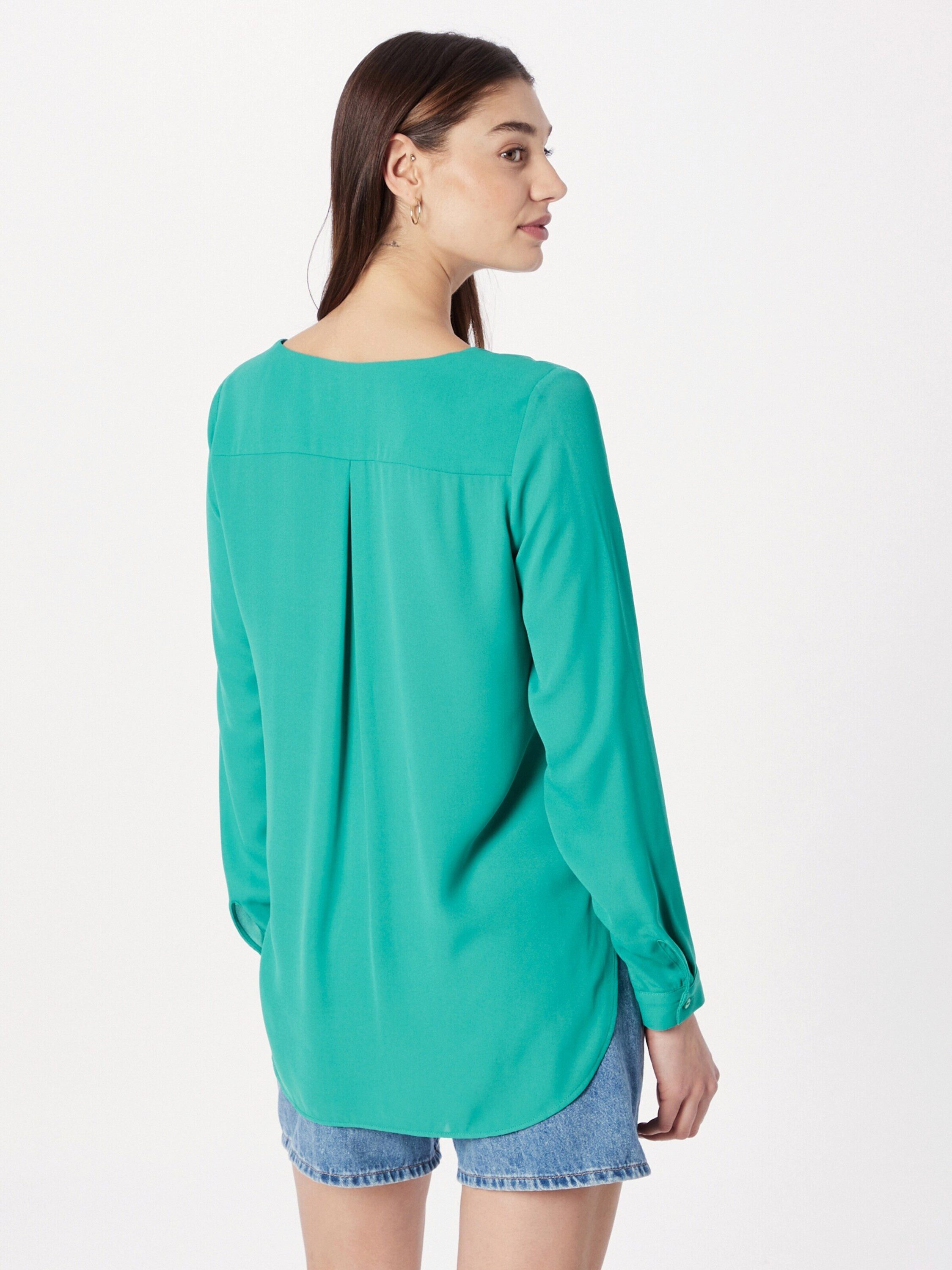 Vila Langarmbluse (1-tlg) Falten