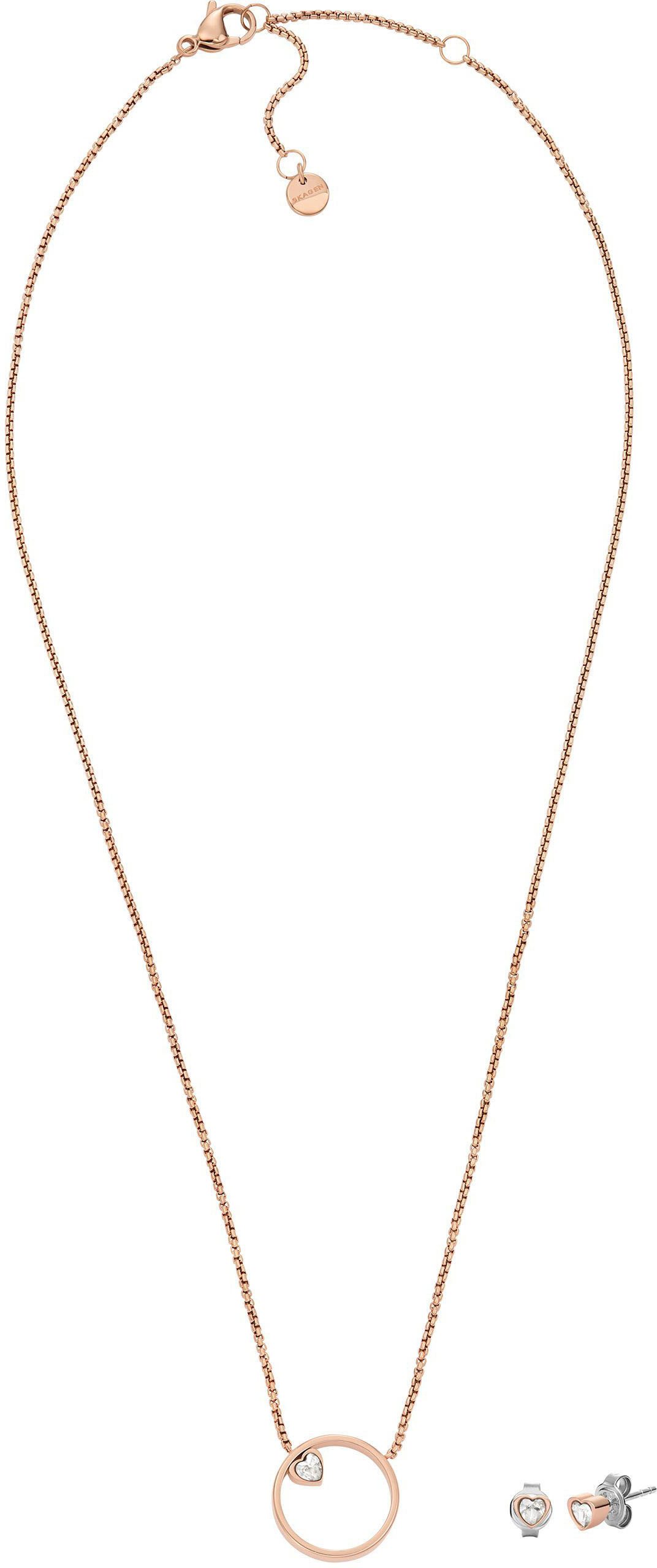 SKAGEN Ohrring und Ketten Set Schmuck günstig online kaufen