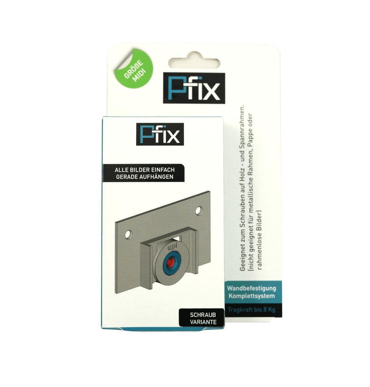 HSI Wandhaken HSI Bilderhaken P-Fix zum schrauben Kunststoff 9 x