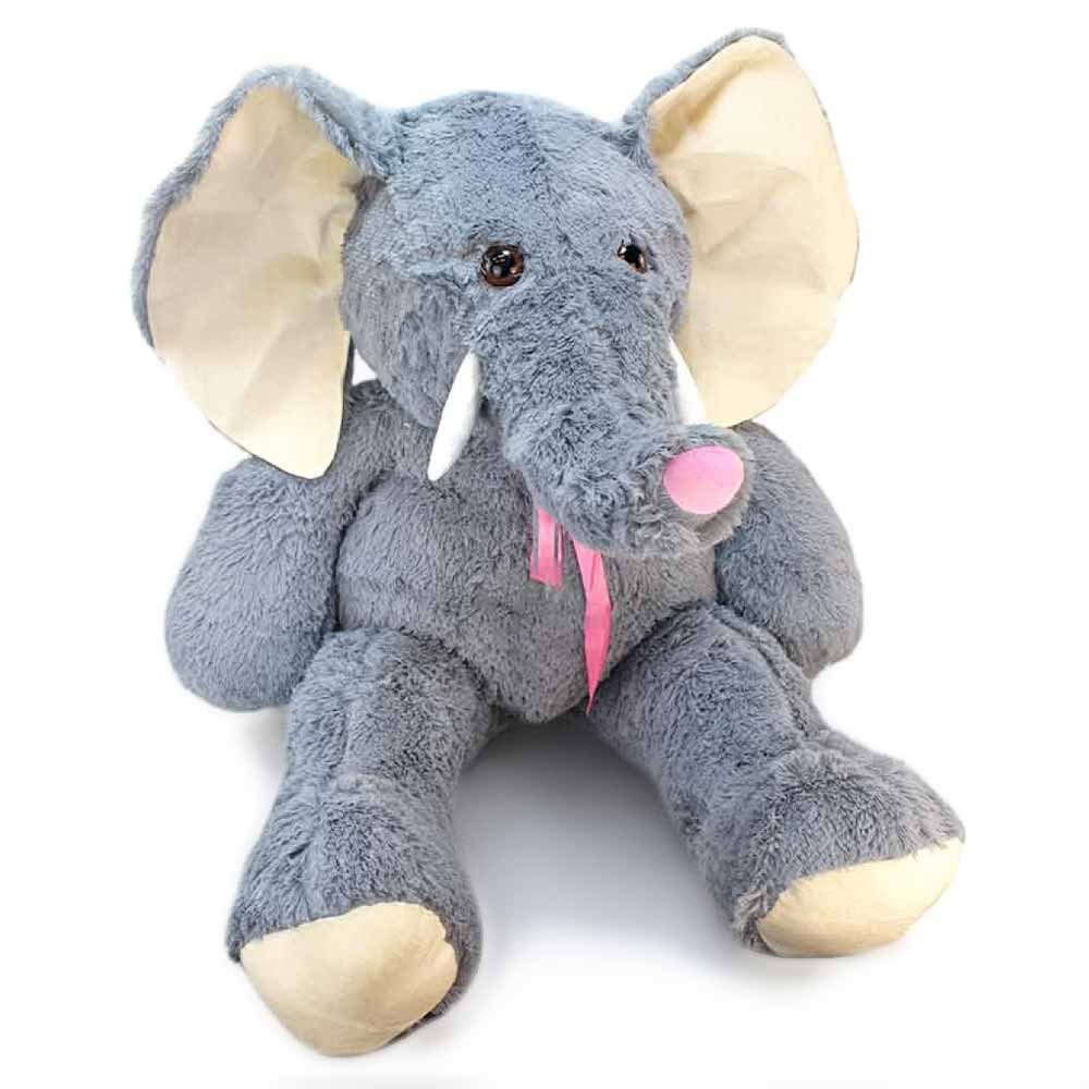 Krüger & Gregoriades Kuscheltier Elefant Kuscheltier XXL "Ernst" - ca. 140 cm (1-St)