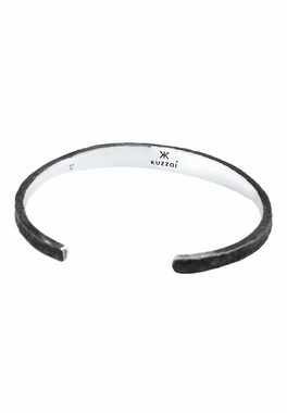 Kuzzoi Armband Herren Armreif Handgefertigt Used Look 925 Silber