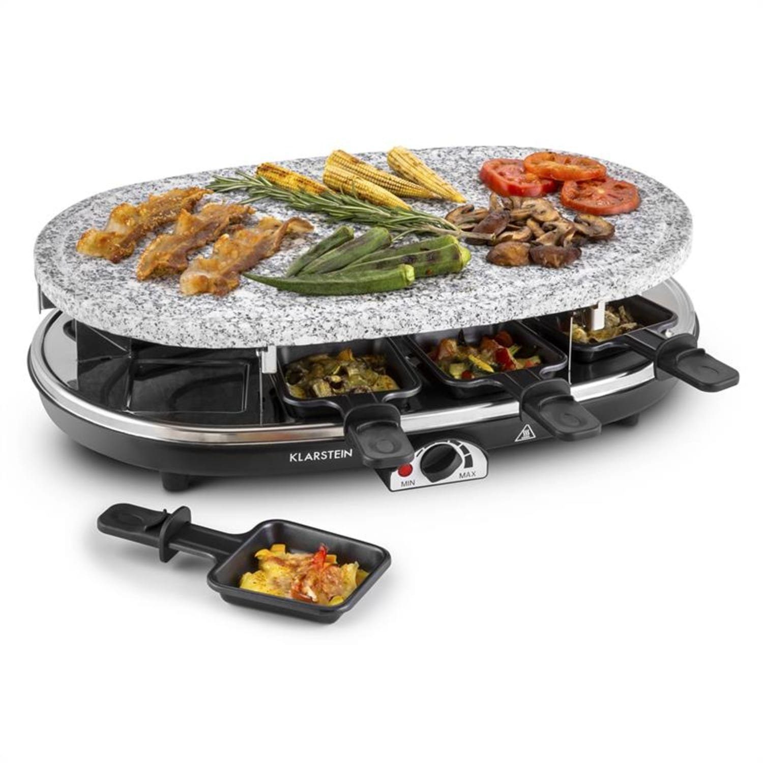 Klarstein Raclette und Fondue-Set Steaklette, 1500 W