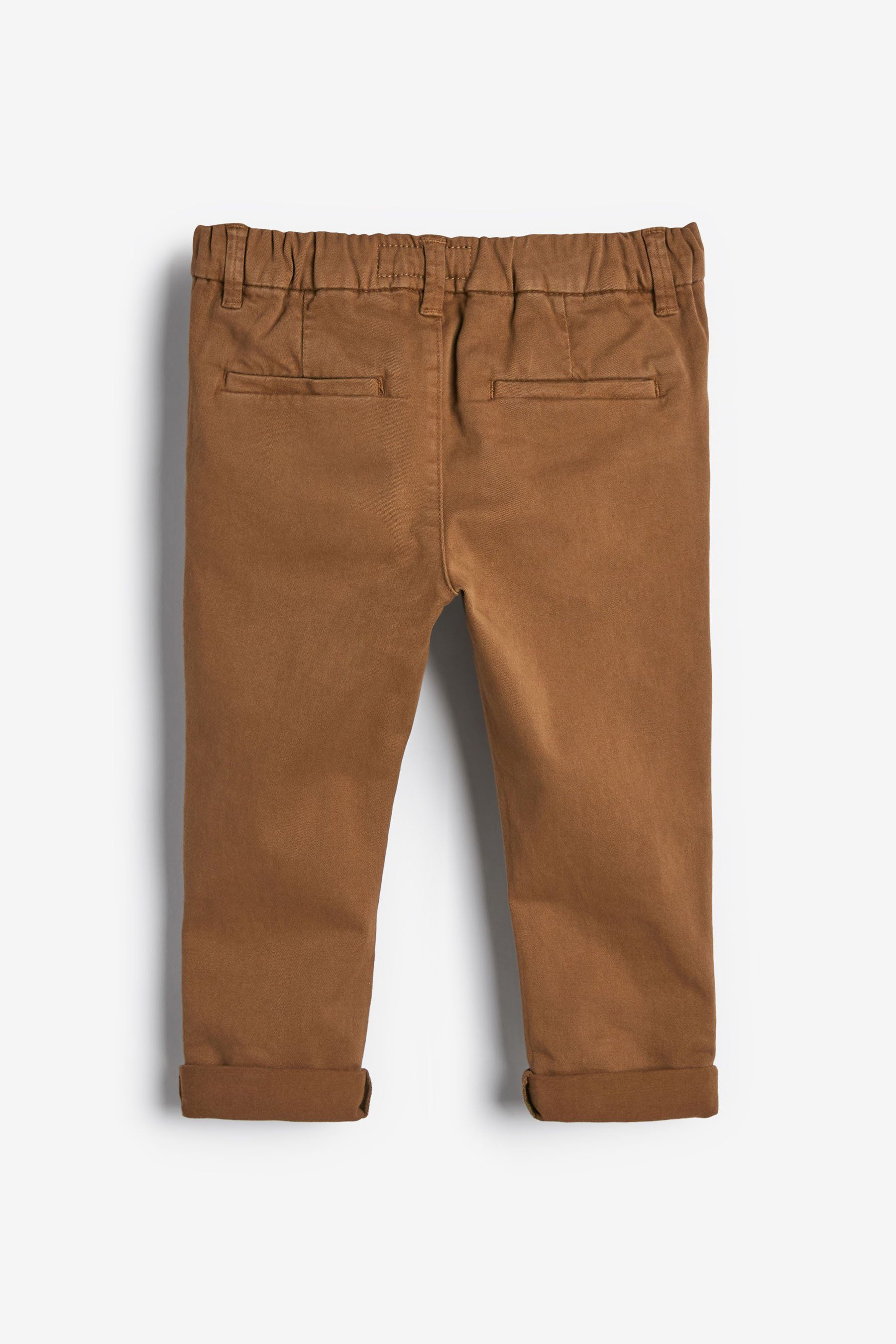 Next Chinohose (1-tlg) Tan Stretch mit Ginger Chinohose