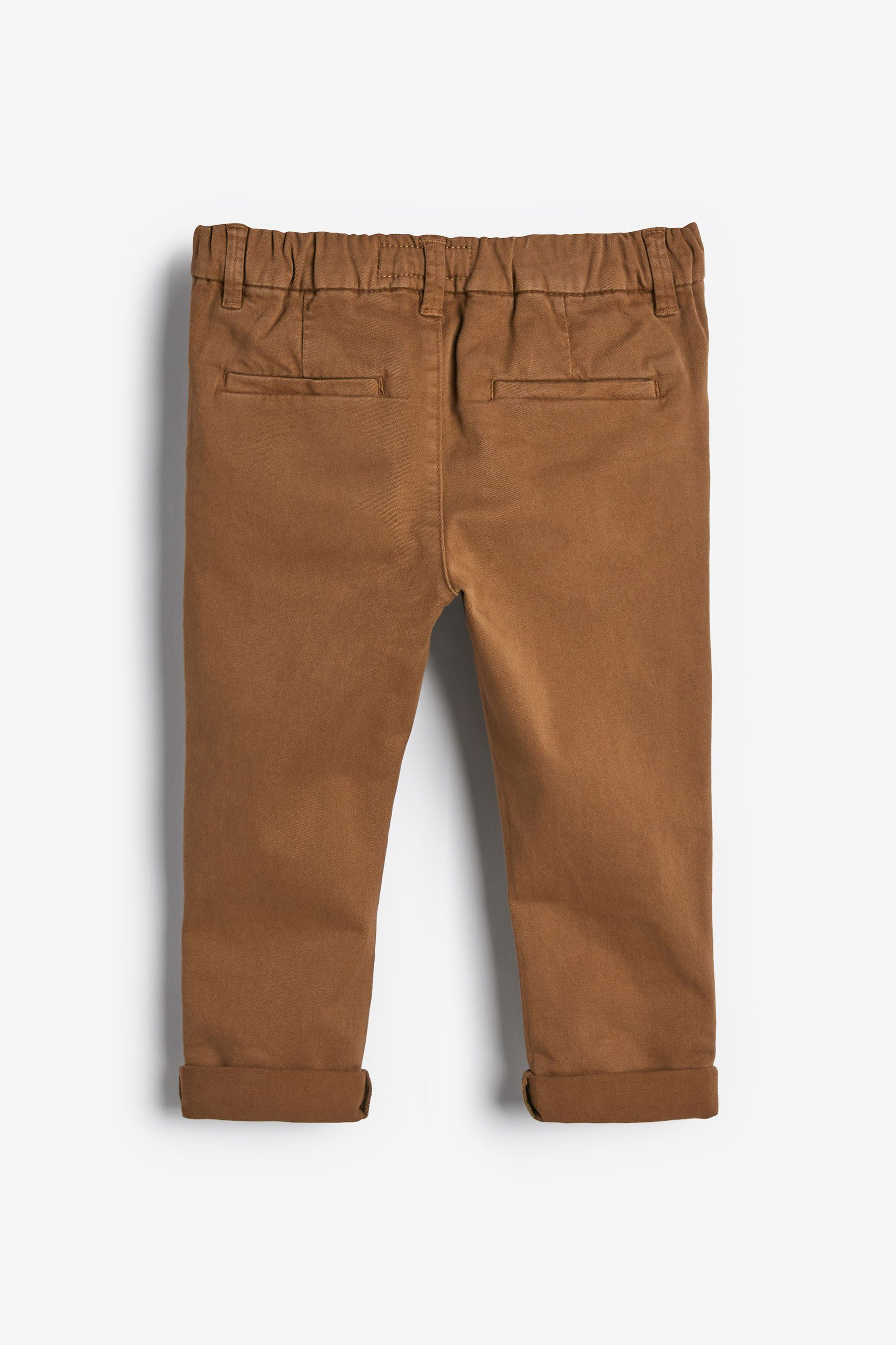 Next Chinohose Chinohose mit Stretch (1-tlg) Tan Ginger